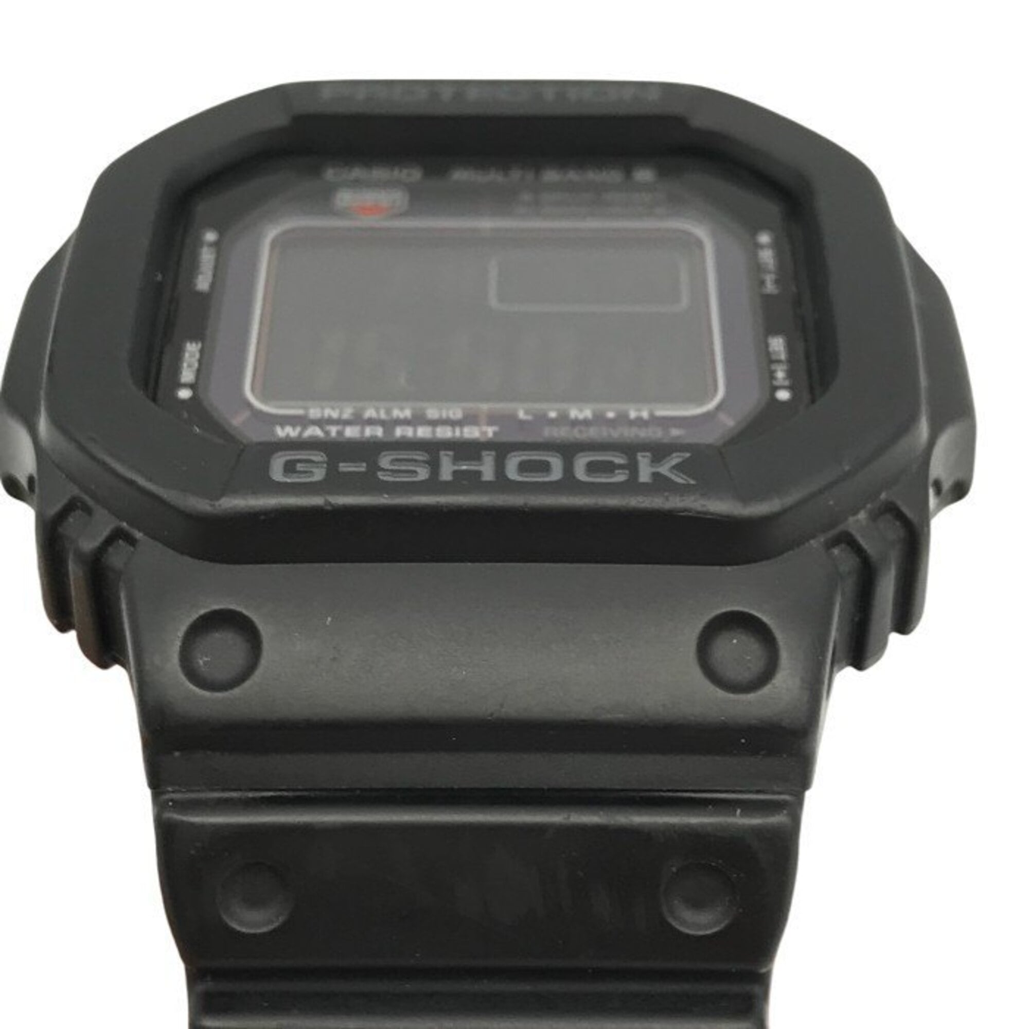 CASIO G-SHOCK 5600 Series Men's Digital Tough Solar Radio-Controlled Watch, Black GW-M5610-1BJF T1 — Good