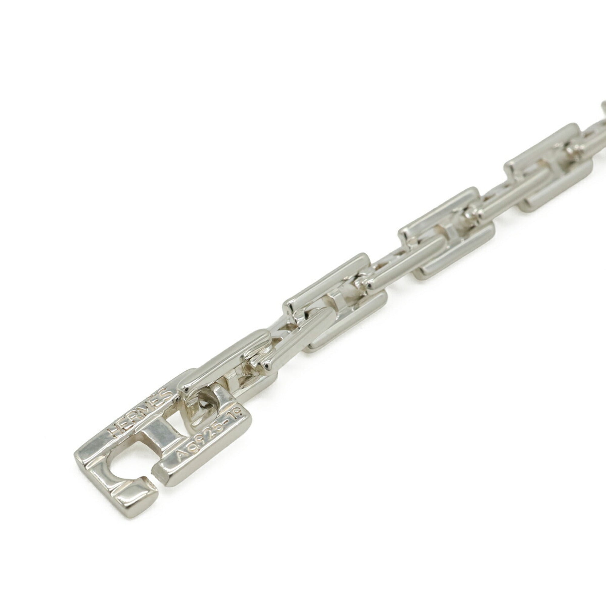 HERMES Hercules Bracelet Ag925 SV925 Silver — Like New