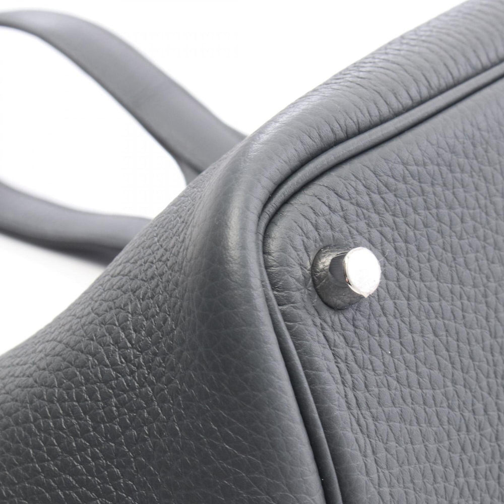 Hermes Picotin Lock PM Gris Misty Handbag, Leather, Taurillon Clemence Women's, Gray — New - Store Return