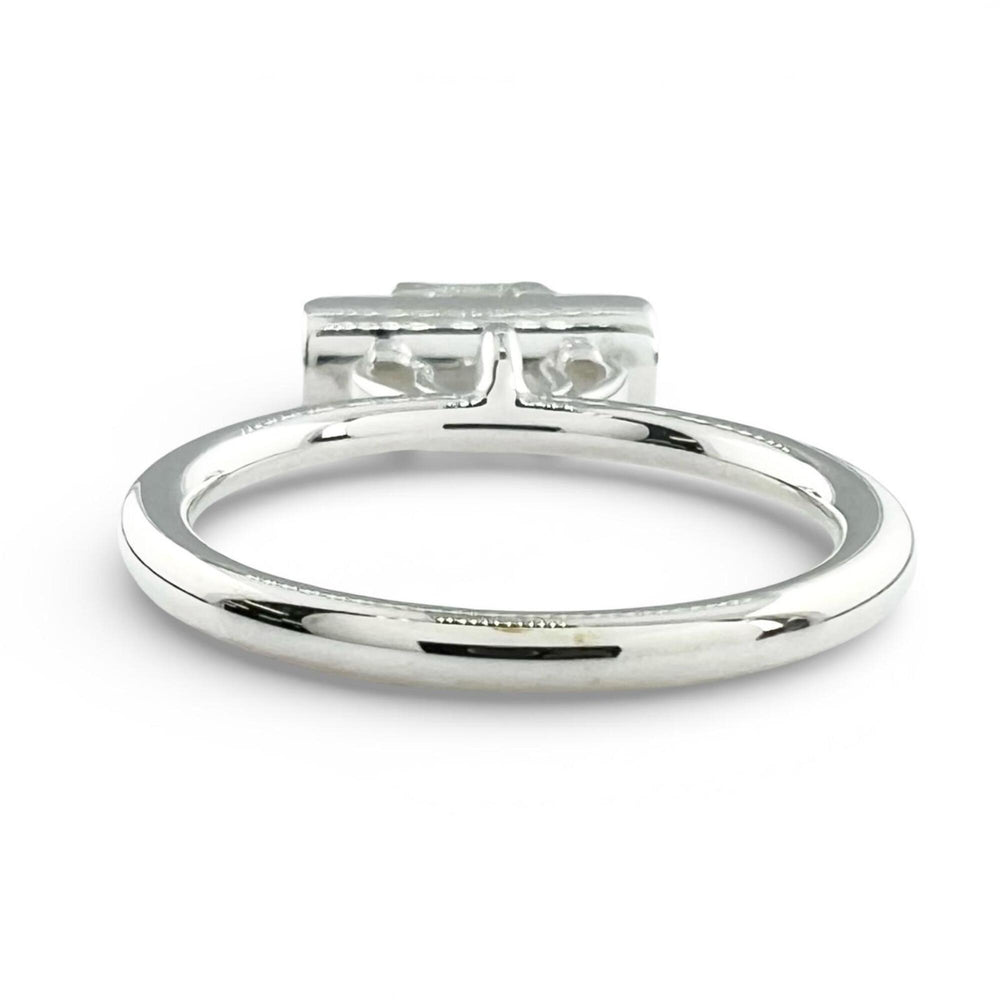 HERMES Amulette Constance Ring, AG925, 2020 model, Silver, Size 52, Made in Italy, Weight: 6.9g, Women's — Like New