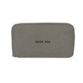 BALENCIAGA Silver Zip-Around Wallet with Hardware, 594290, Unisex, Glitter Material, Long