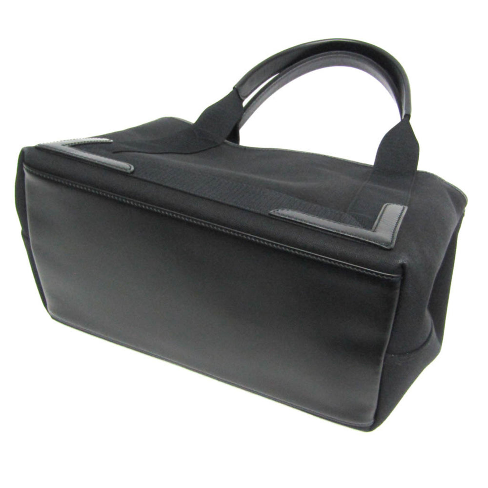 Balenciaga Navy Cabas S 339933 Men,Women Canvas,Leather Handbag,Tote Bag Black — Like New