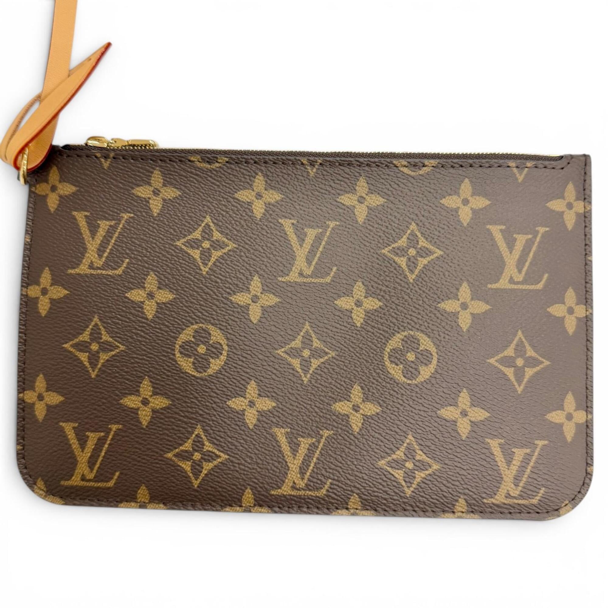 LOUIS VUITTON M12926 All In GM Monogram Canvas with Leather Accents Bucket Bag Shoulder Pouch, Brown, Women's, Dust — Like New