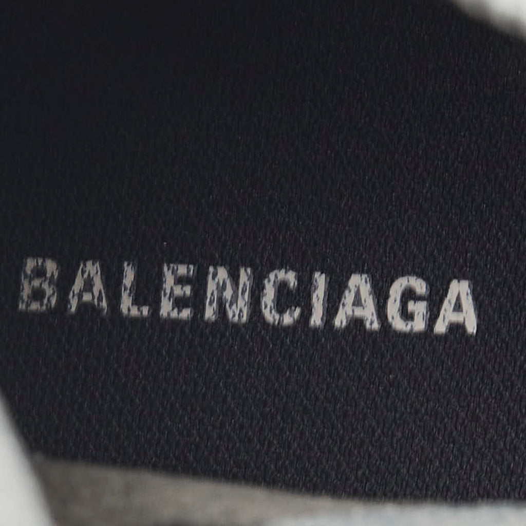 Balenciaga Speed Trainer Sock Sneakers, Size 31, Gray and White Fabric, Men's, BALENCIAGA
