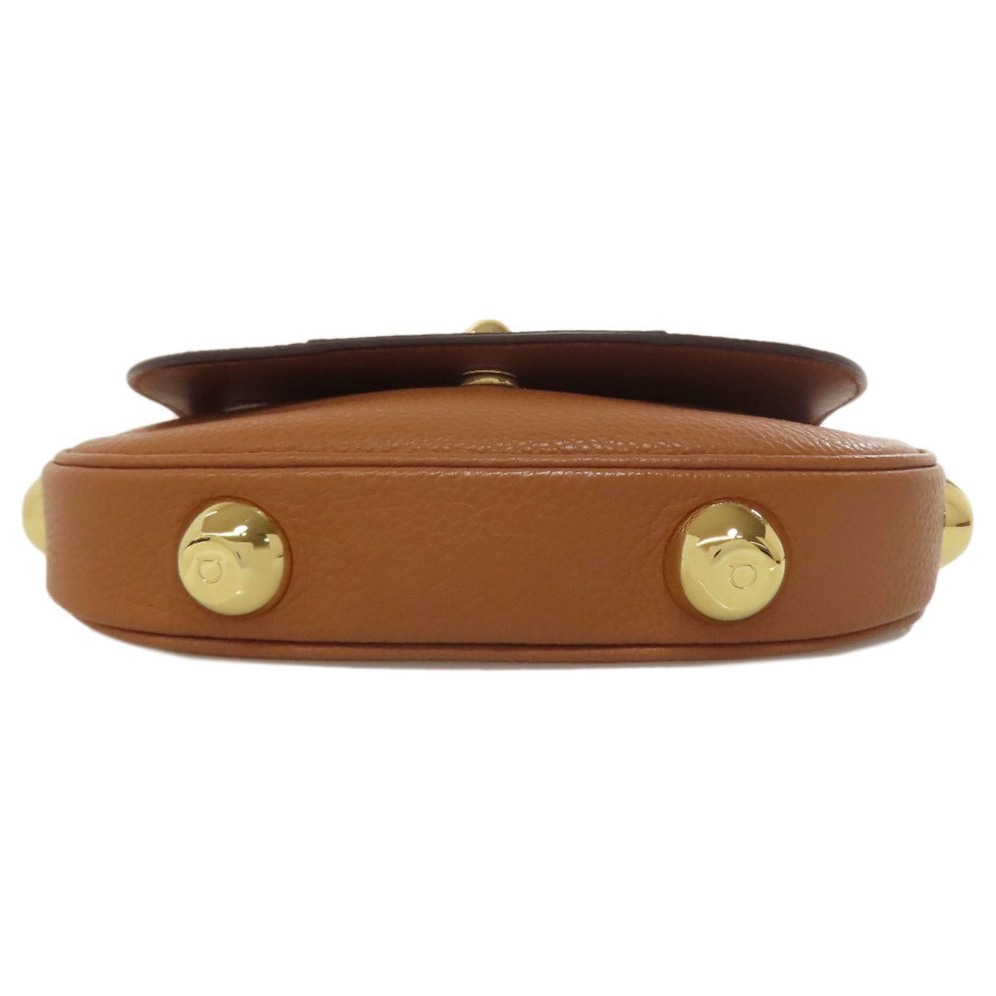 Salvatore Ferragamo Gancini hardware engraved leather shoulder bag for women