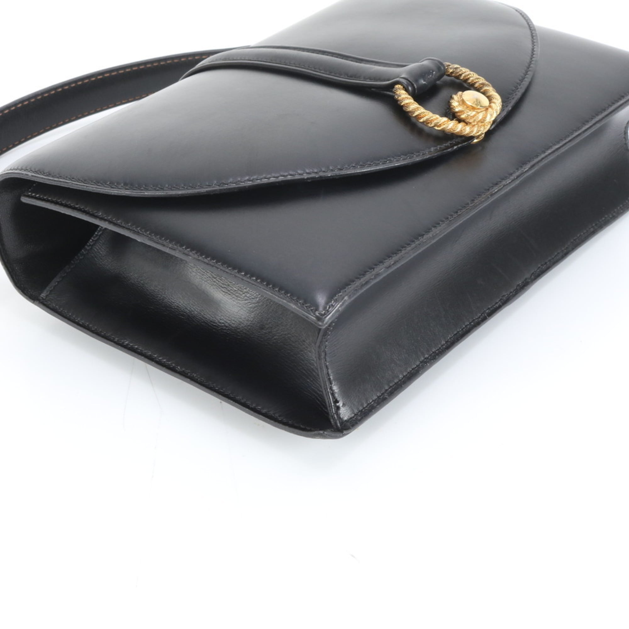 Hermes Hermès 〇P engraved box calf ring de leather shoulder bag handbag for women