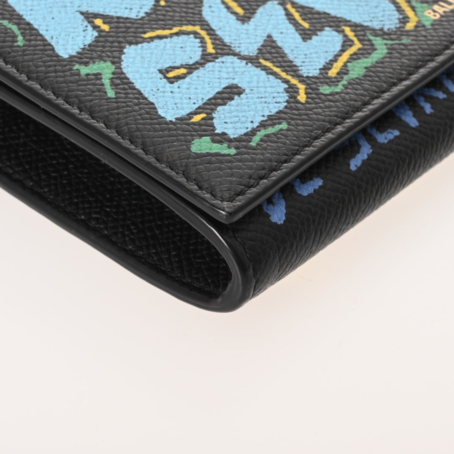 BALENCIAGA Chain Wallet Black 579309 Women's Calf Leather Shoulder Bag A Rank Pre-owned Ginzo