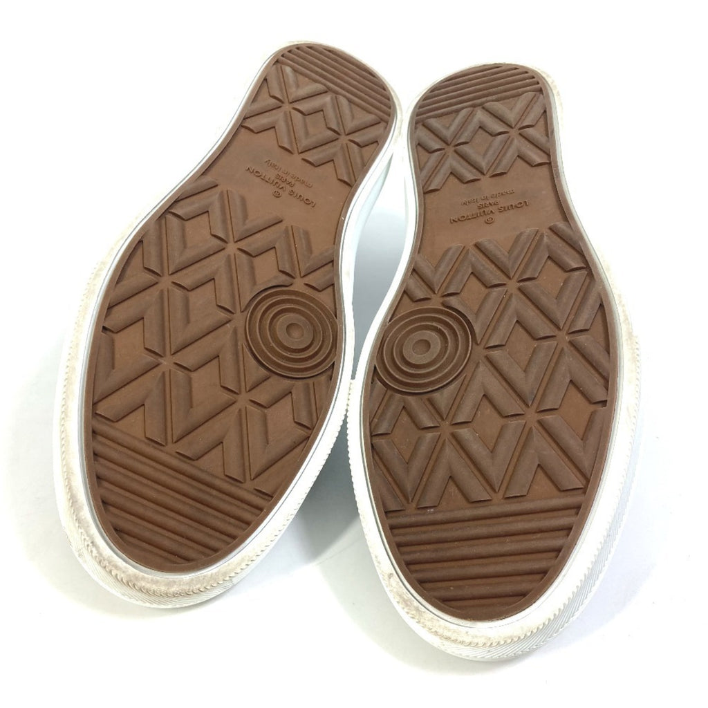 LOUIS VUITTON NBA Collaboration Trocadero Sneakers, Men's Canvas Slip-On Shoes, Gray
