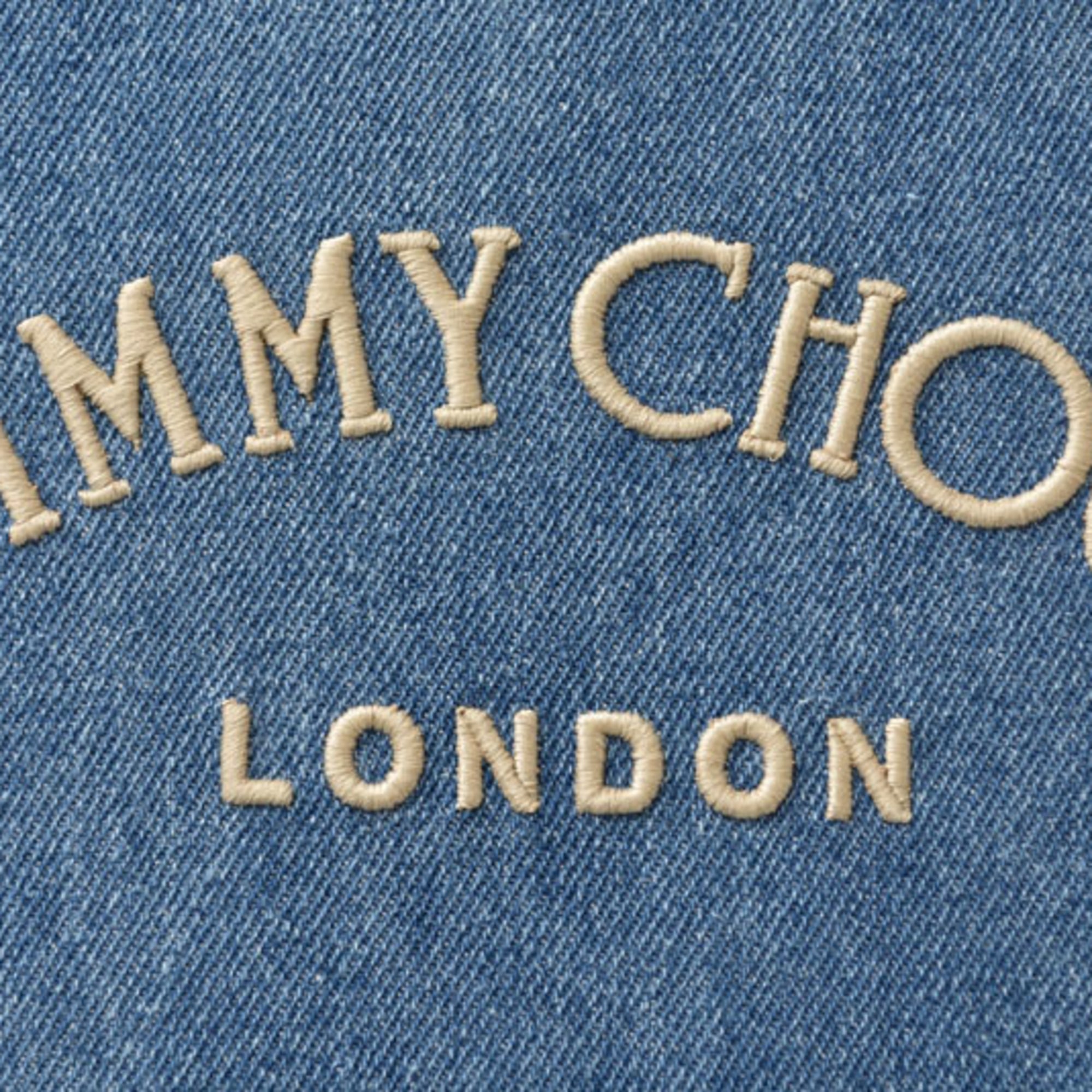 Jimmy Choo VARENNE Tote N S Denim 2-Way Shoulder Bag for Women