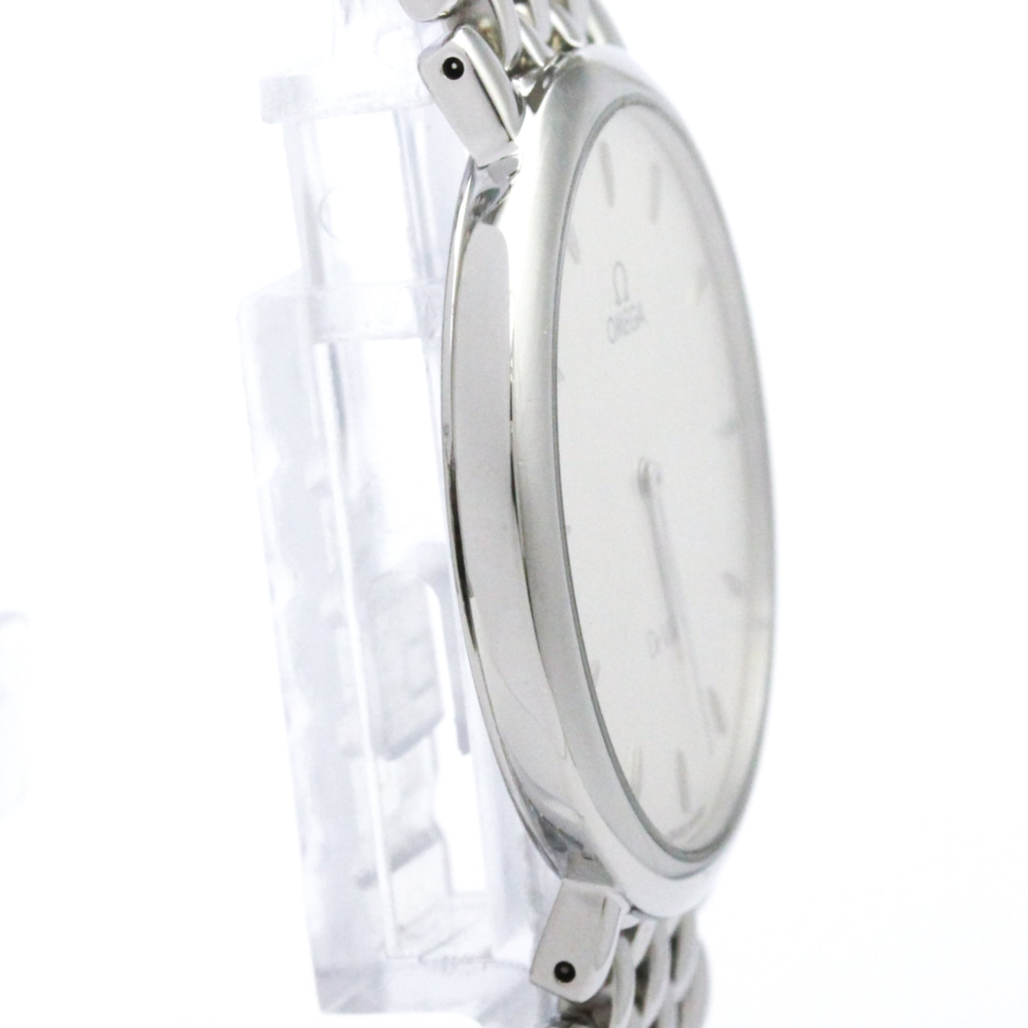 OMEGA De Ville Stainless Steel Quartz Mens Watch 7500.31 — Very Good