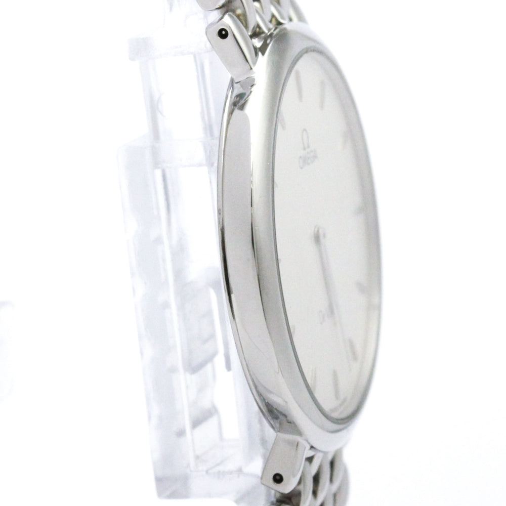 OMEGA De Ville Stainless Steel Quartz Mens Watch 7500.31 — Very Good
