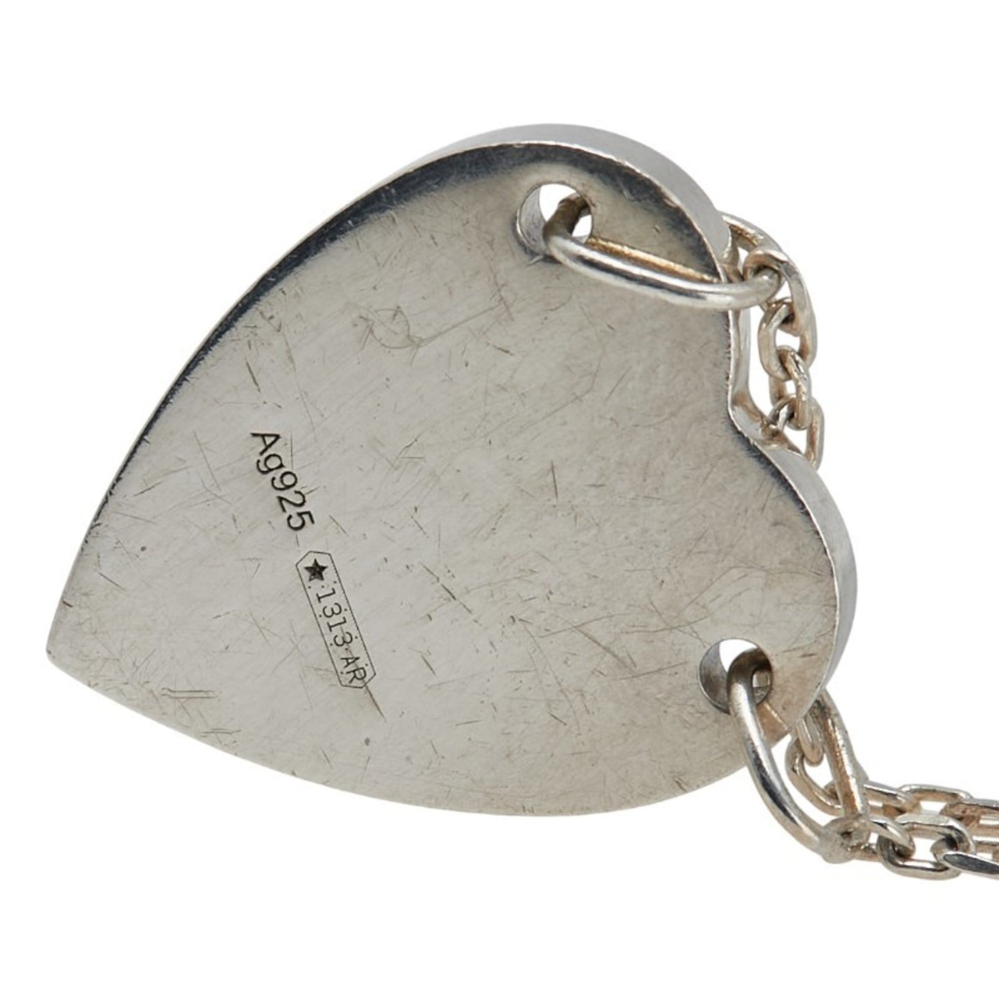 Gucci Trademark Heart Bracelet in Silver Metal for Women