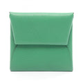Hermes Hermès Bastia Bamboo Wallet with Coin Purse, Chevre, Women's, Green
