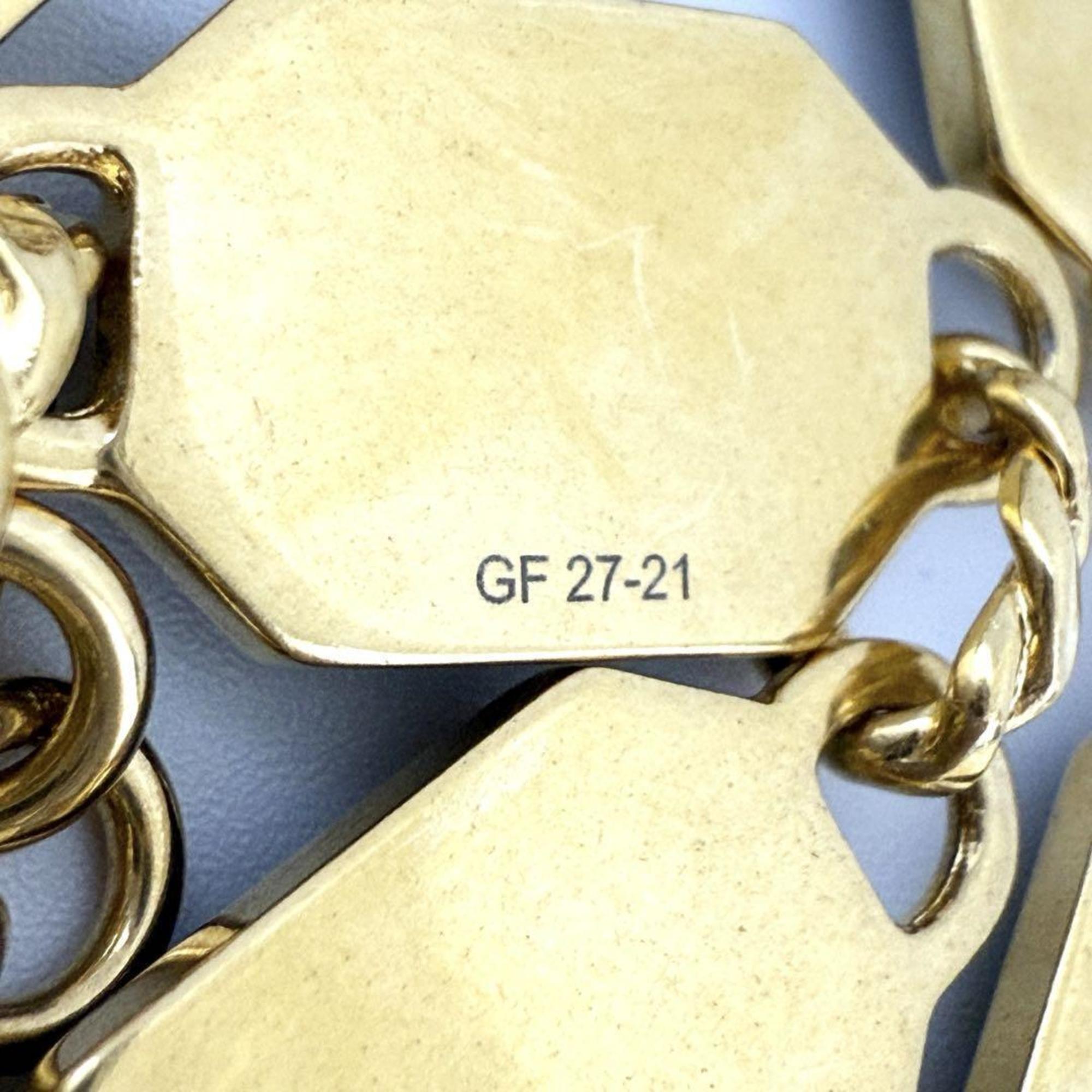 Fendi Men's FF Link Bracelet, Gold, 22cm — Like New