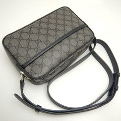 GUCCI Shoulder Bag 768391 GG Supreme Canvas Black 252514 — Like New