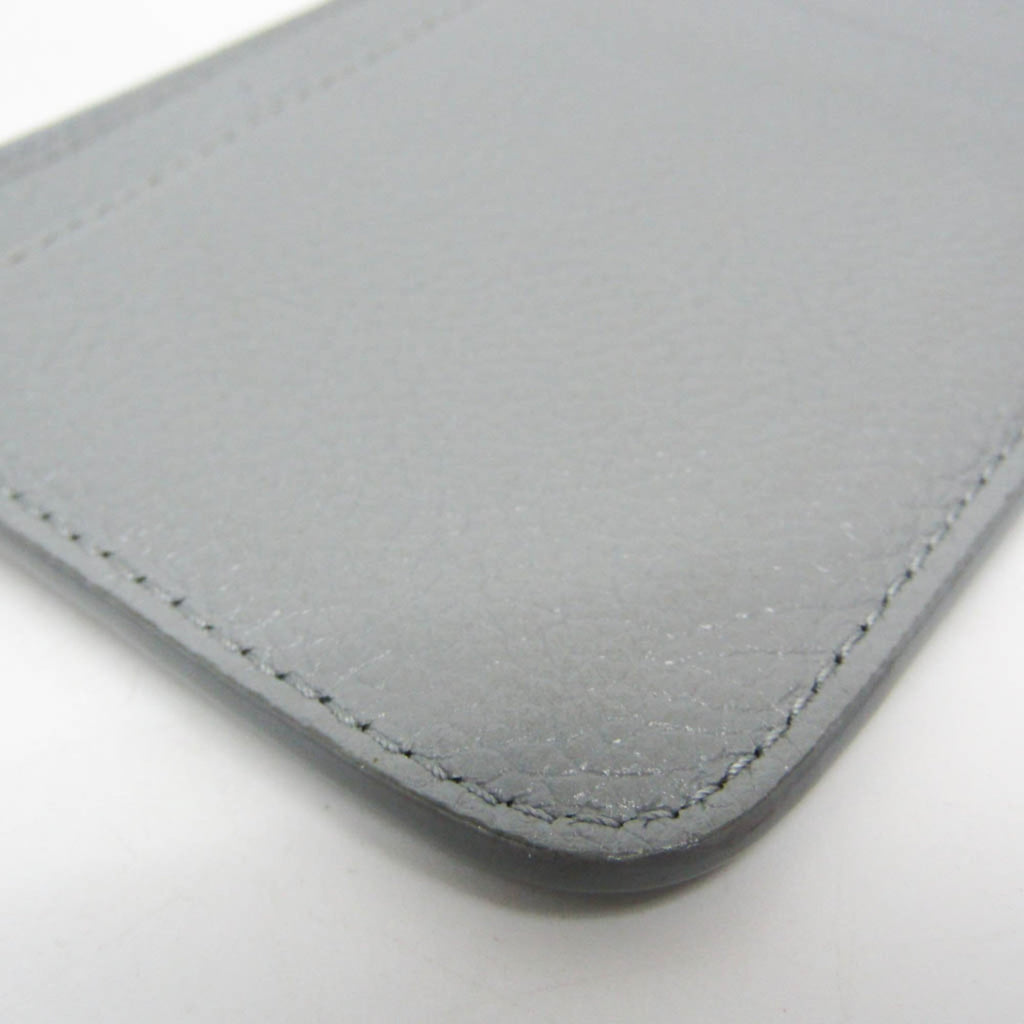 Balenciaga Coin Card Holder 637130 Women,Men Leather Coin Purse/coin Case Gray