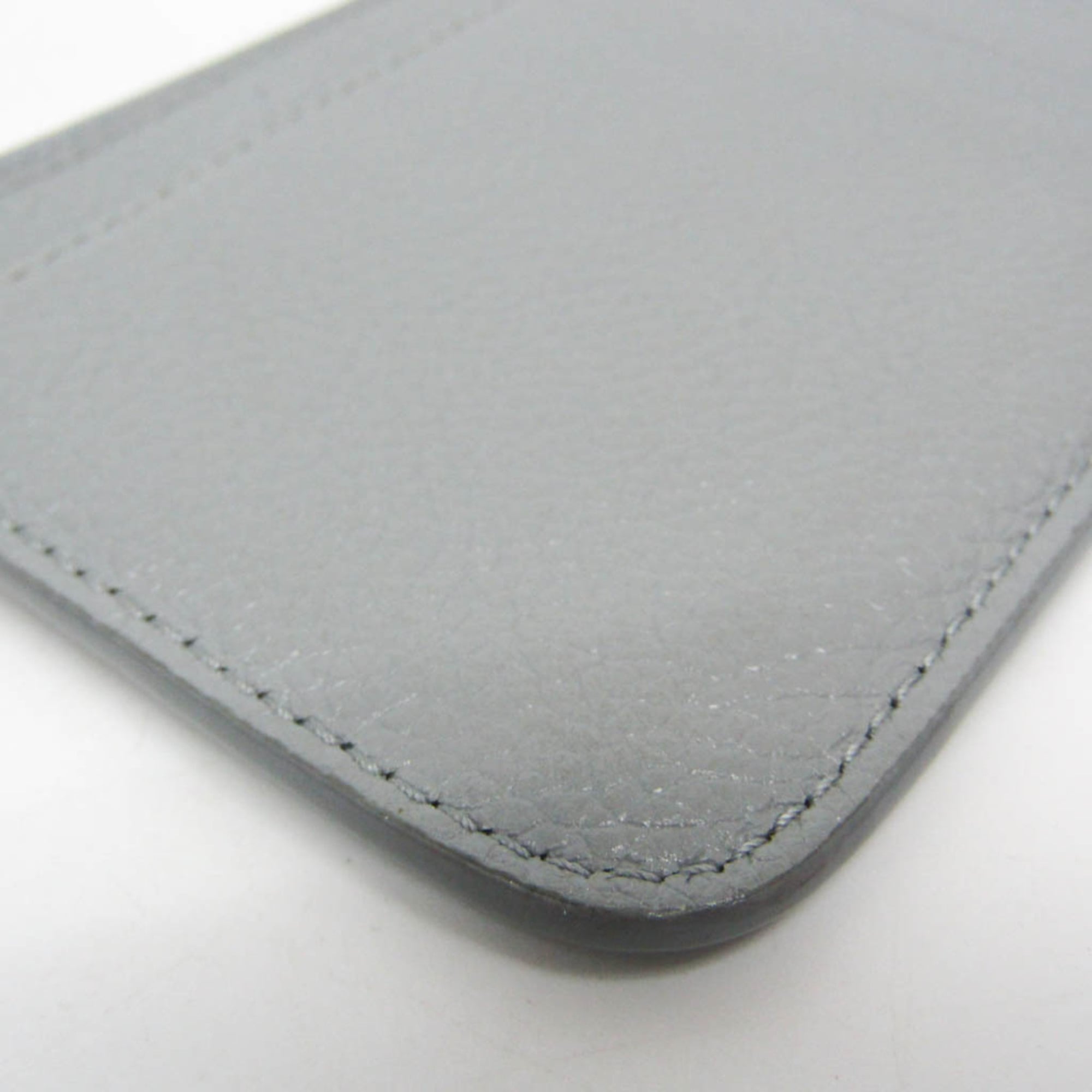 Balenciaga Coin Card Holder 637130 Women,Men Leather Coin Purse/coin Case Gray
