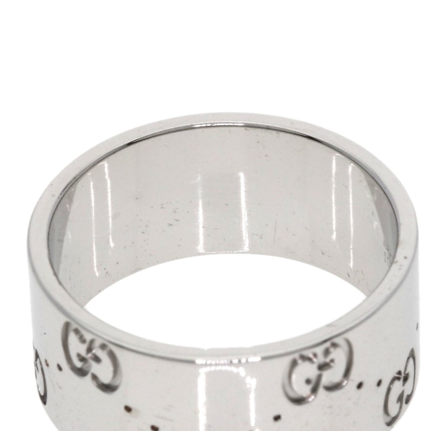 Gucci Icon Wide #15 Ring in 18K White Gold for Women