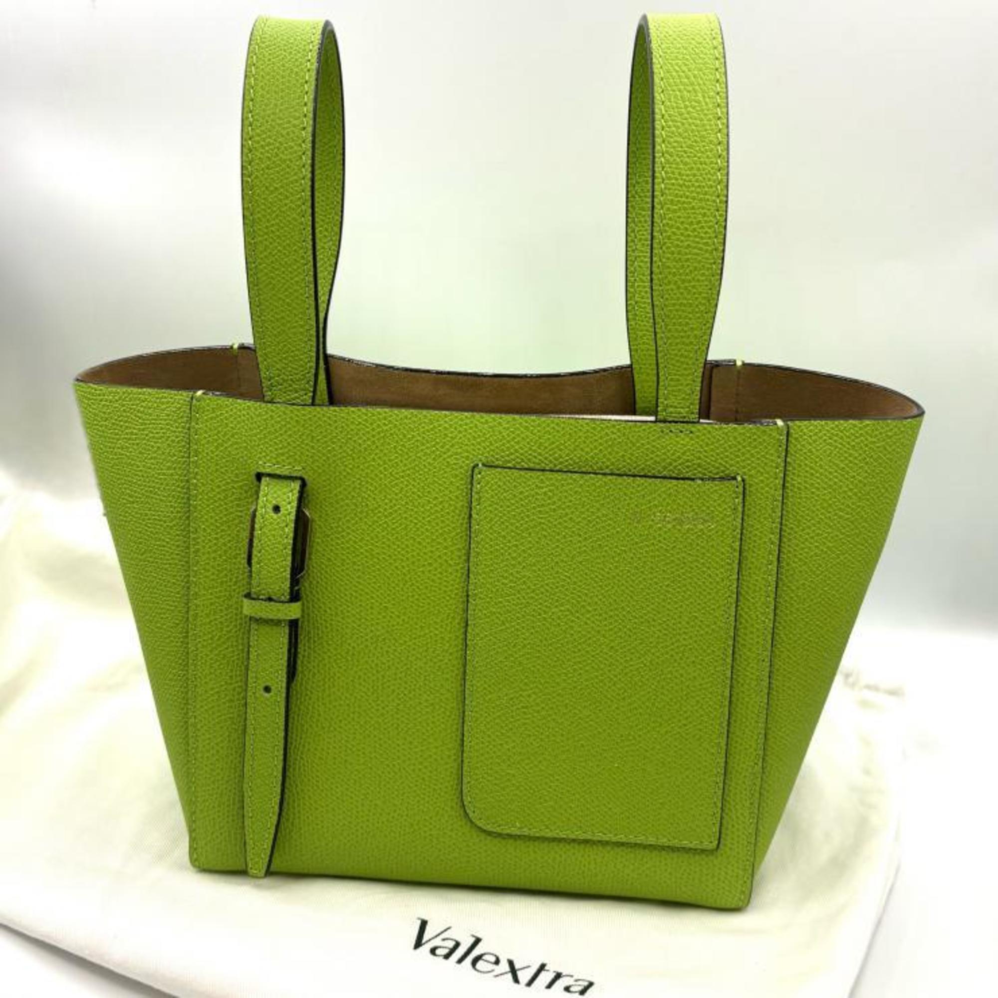 Valextra Bucket Micro Shoulder Bag, Apple Green (WBSF0090028LOCTFVE) — Like New