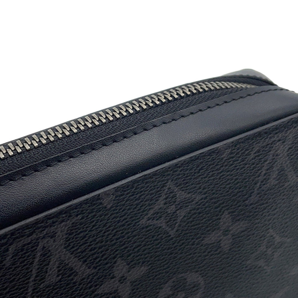 Louis Vuitton Monogram Eclipse Zippy XL Long Wallet M61698 LOUIS VUITTON Men's Black