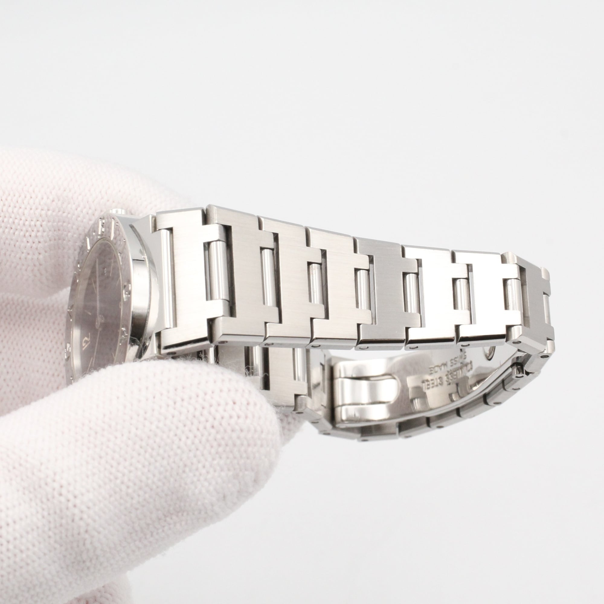 Bulgari BVLGARI Watch Stainless Steel Ladies Black BB26SSD — Very Good