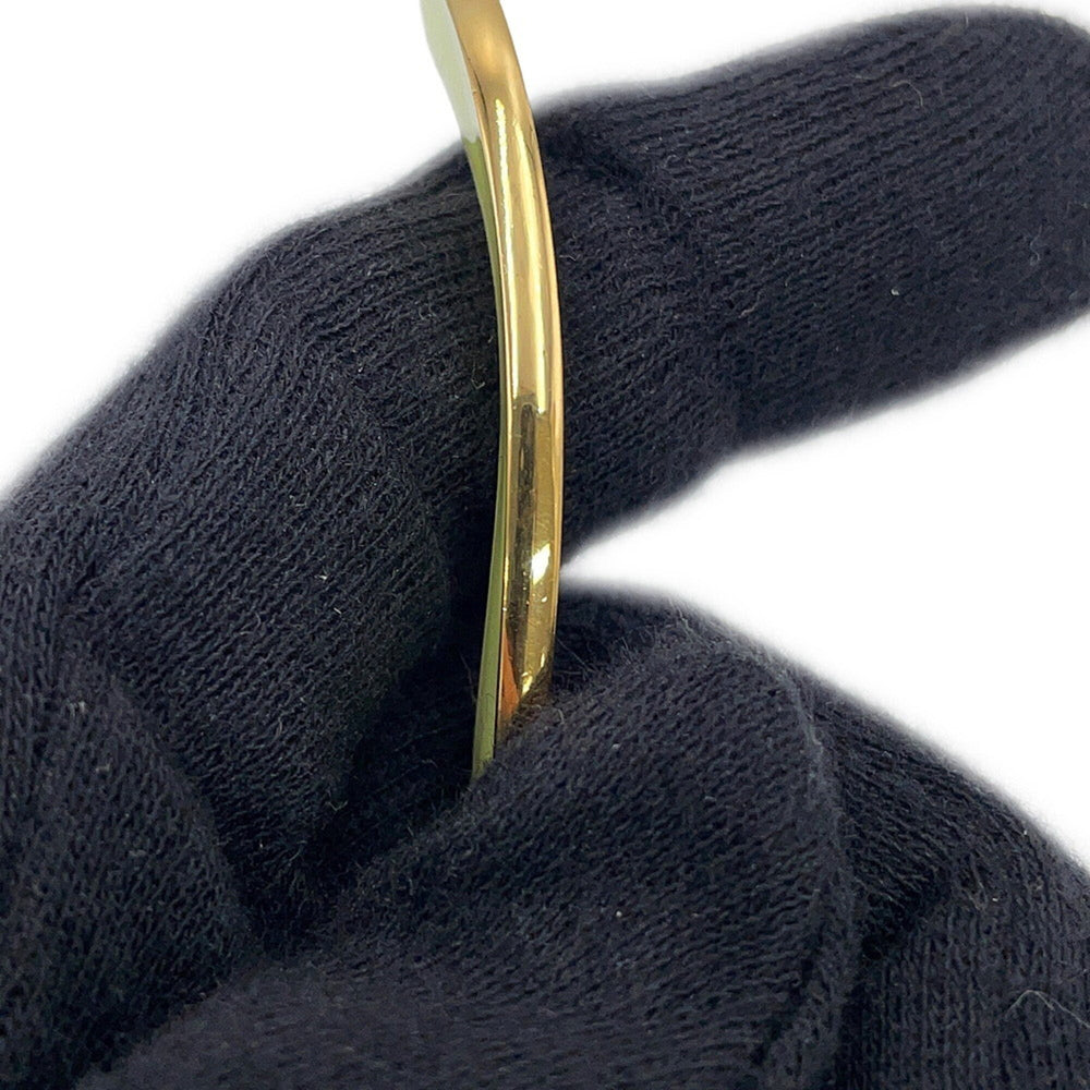 Bottega Veneta Curved Cuff Bracelet, Ag925 Enamel, Size L, 741013 — Like New