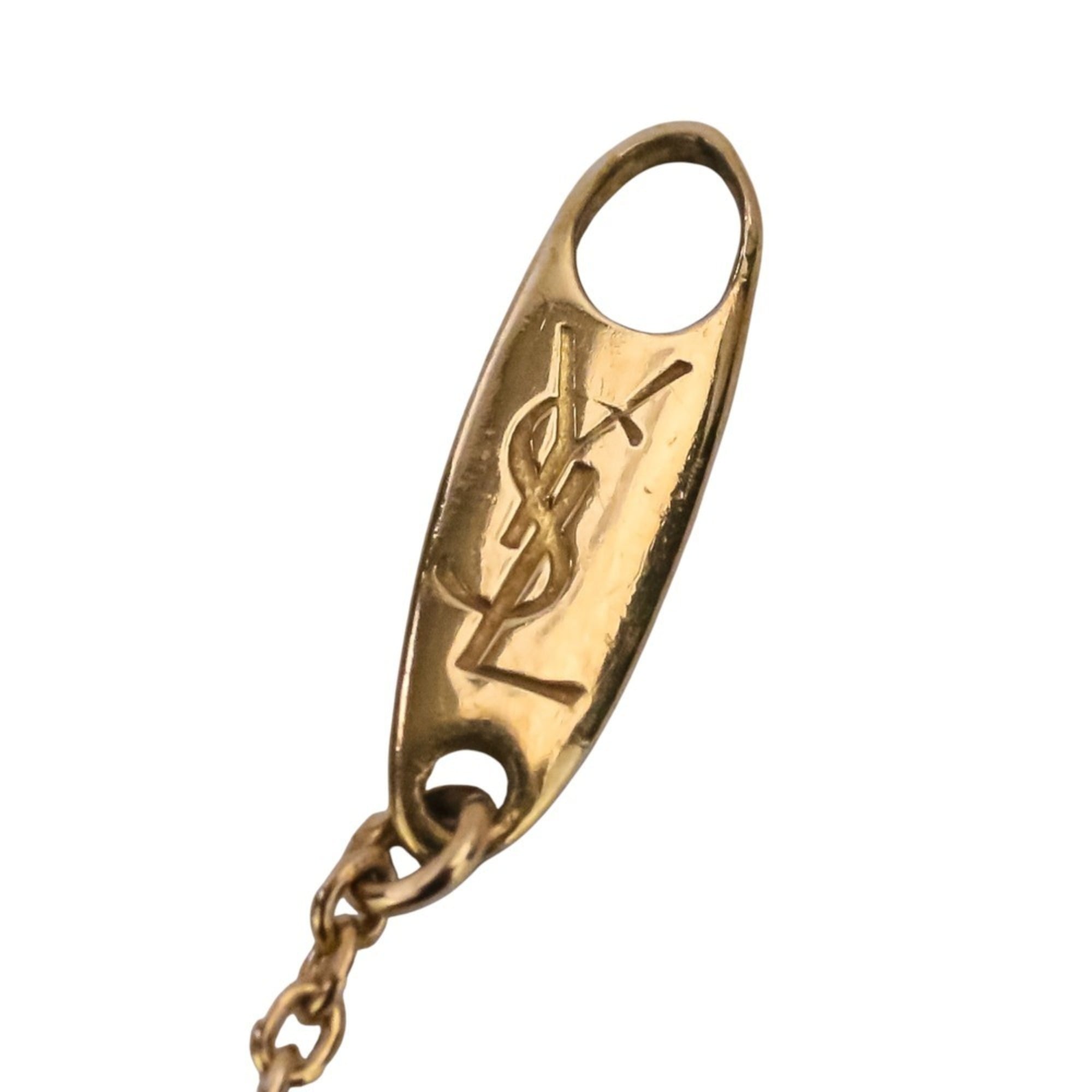 Yves Saint Laurent (YSL) 18K Gold Pendant Chain Necklace for Women — Like New