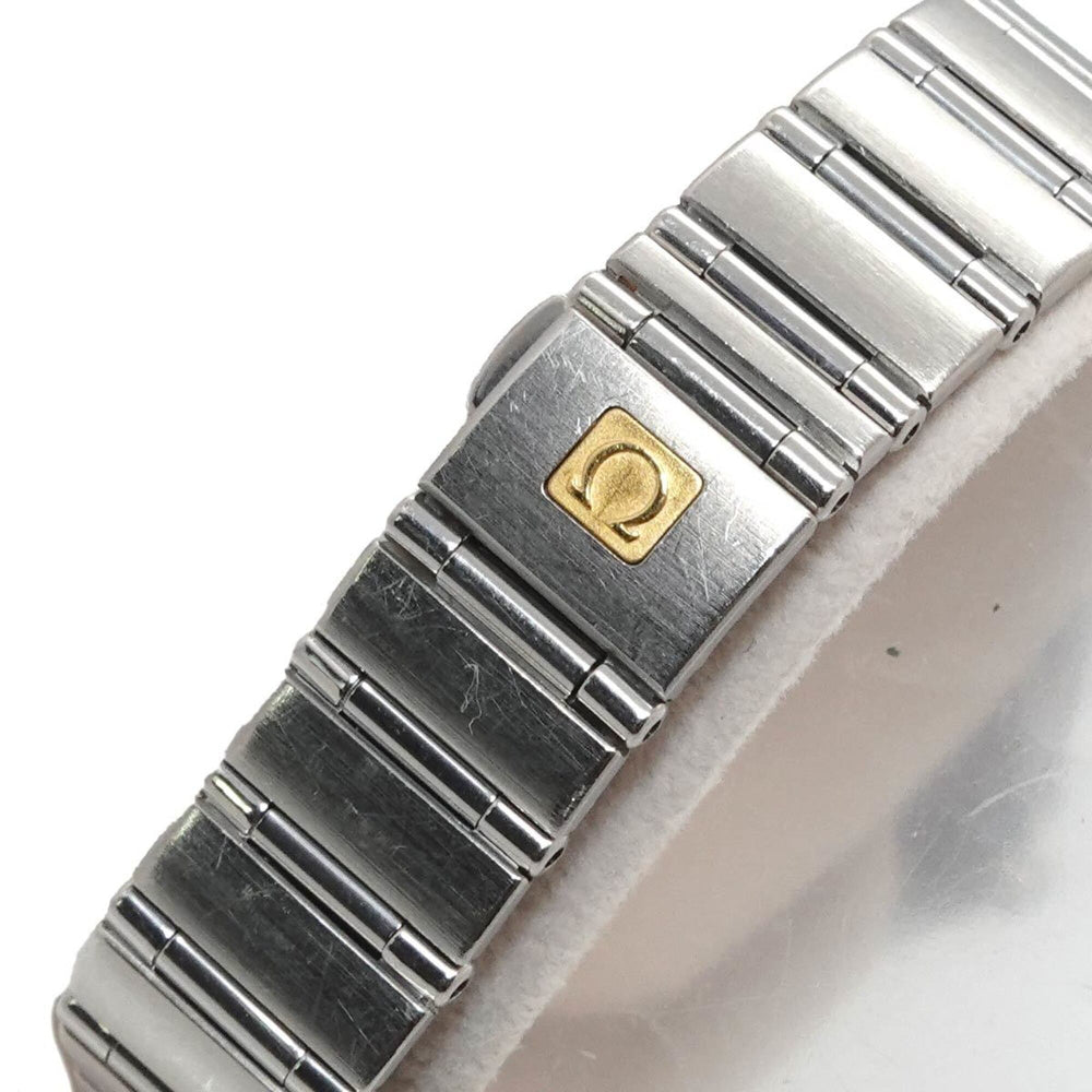 Omega Constellation Mini Cindy Crawford Limited Edition (1997 pieces) 1563 85 Ladies' Watch 12P Diamond Navy Quartz — Very Good