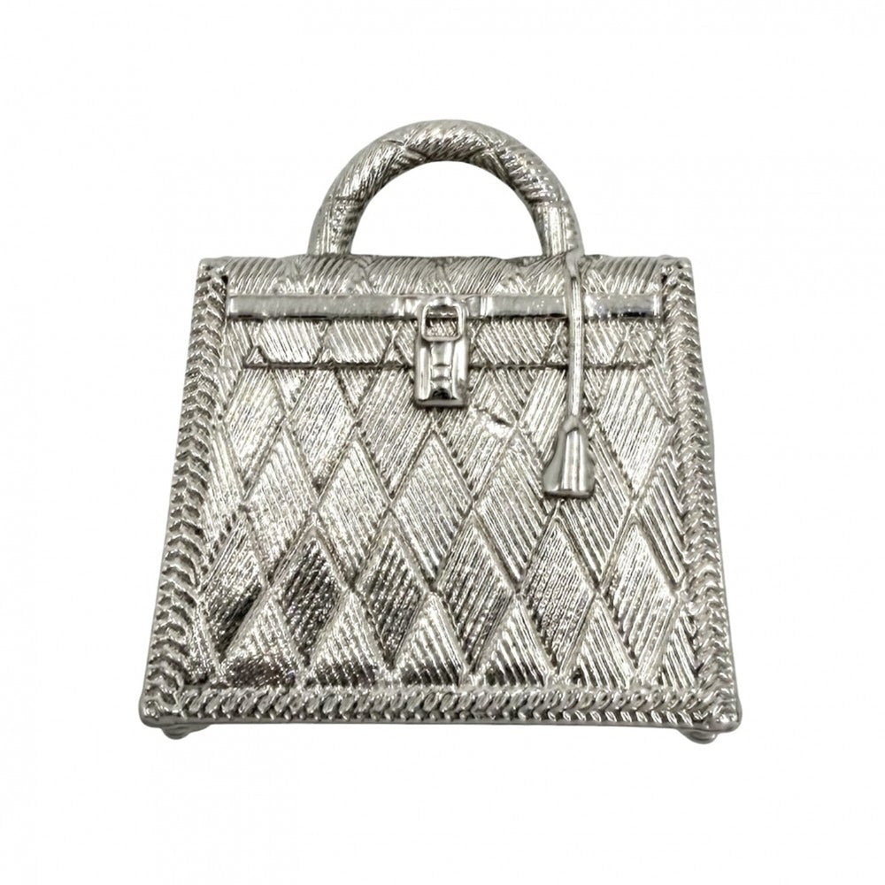 Hermes pendant top for women, Kelly Curiosité design, charm, accessory, silver, approximately 30.9g — Like New