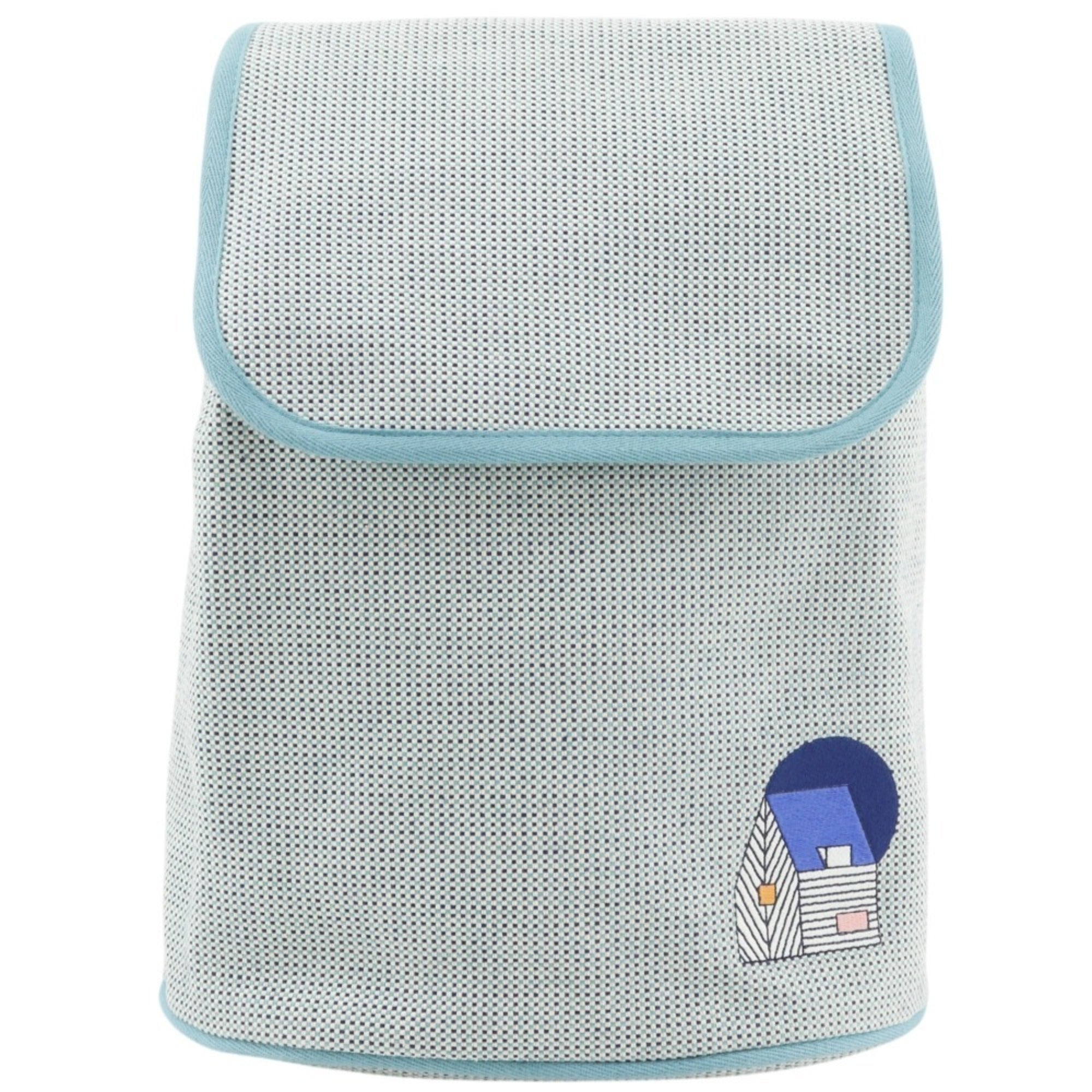 Hermes Les Cabans Backpack/Daypack, Kids Collection, Toile H (Blue), A5 size, Flap Closure, Women's — Like New