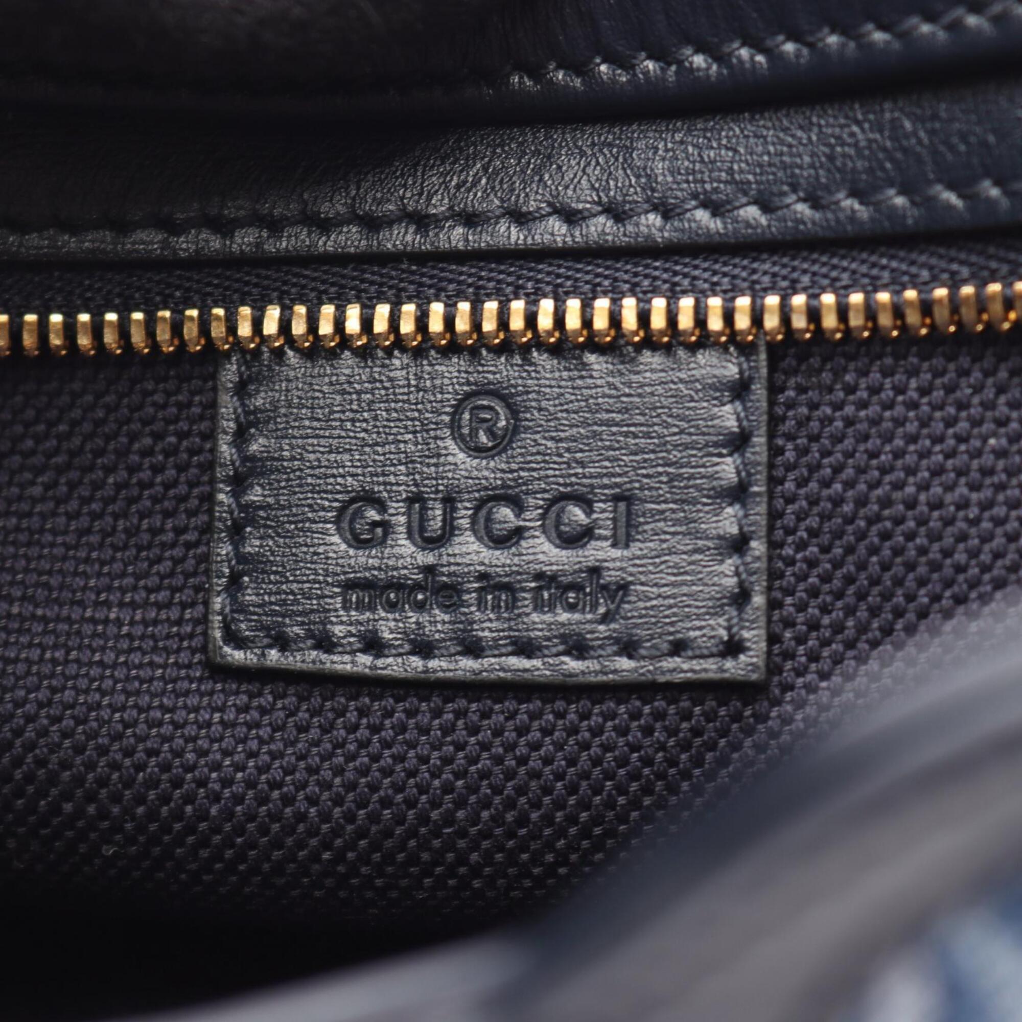 Gucci Moonside GG Denim Handbag, Leather Women's, Blue/Navy, 786015 — New - Store Return