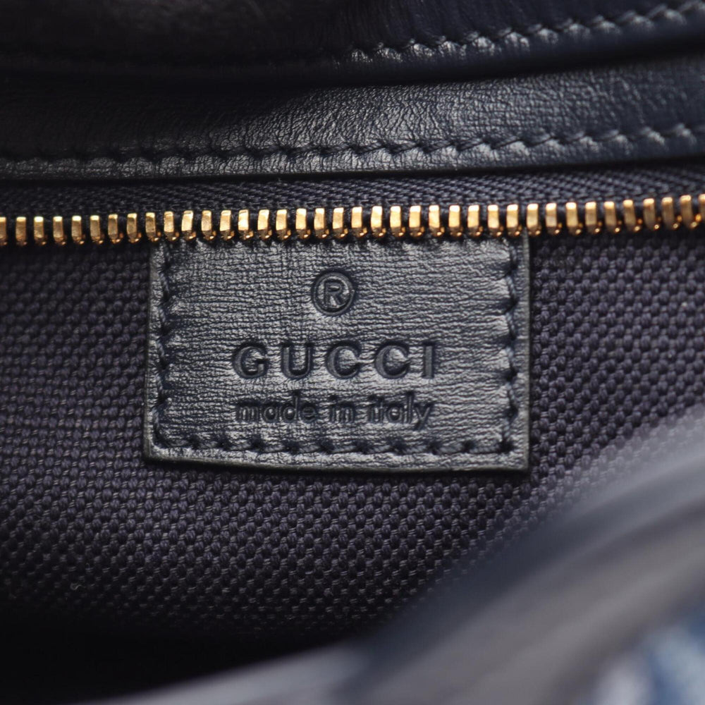 Gucci Moonside GG Denim Handbag, Leather Women's, Blue/Navy, 786015 — New - Store Return
