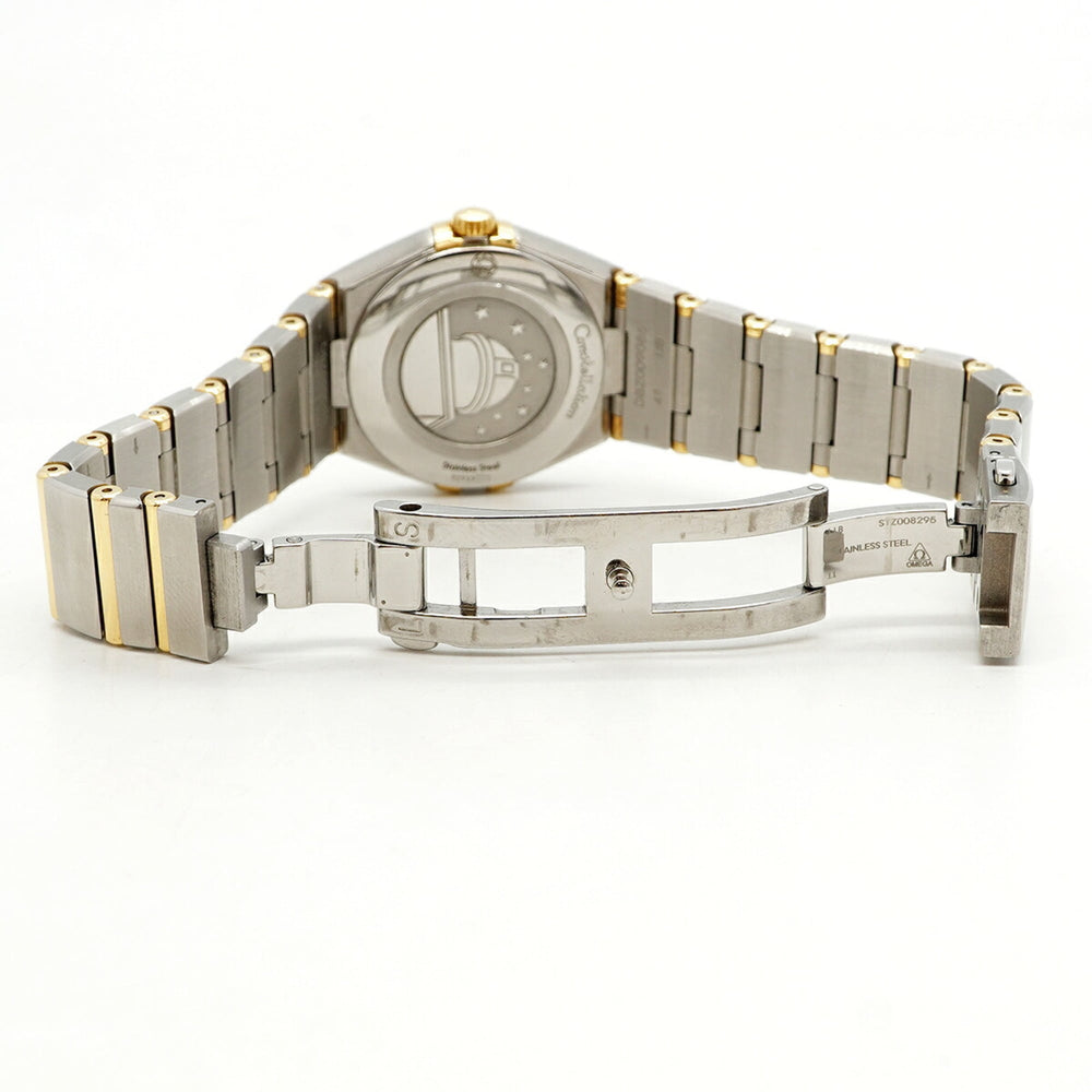 Omega Constellation Brushed Quartz 131.20.28.60.08.001 Gold Dial Women's Watch — Good