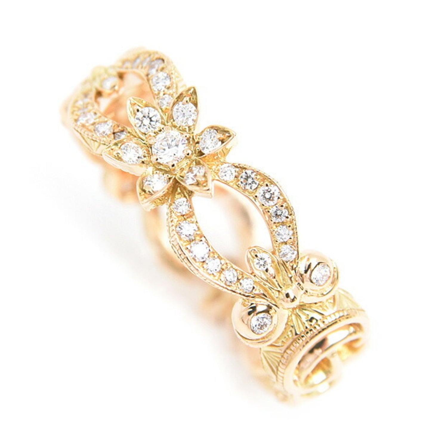 Gucci Flora Diamond Ring for Women in Yellow Gold 750YG