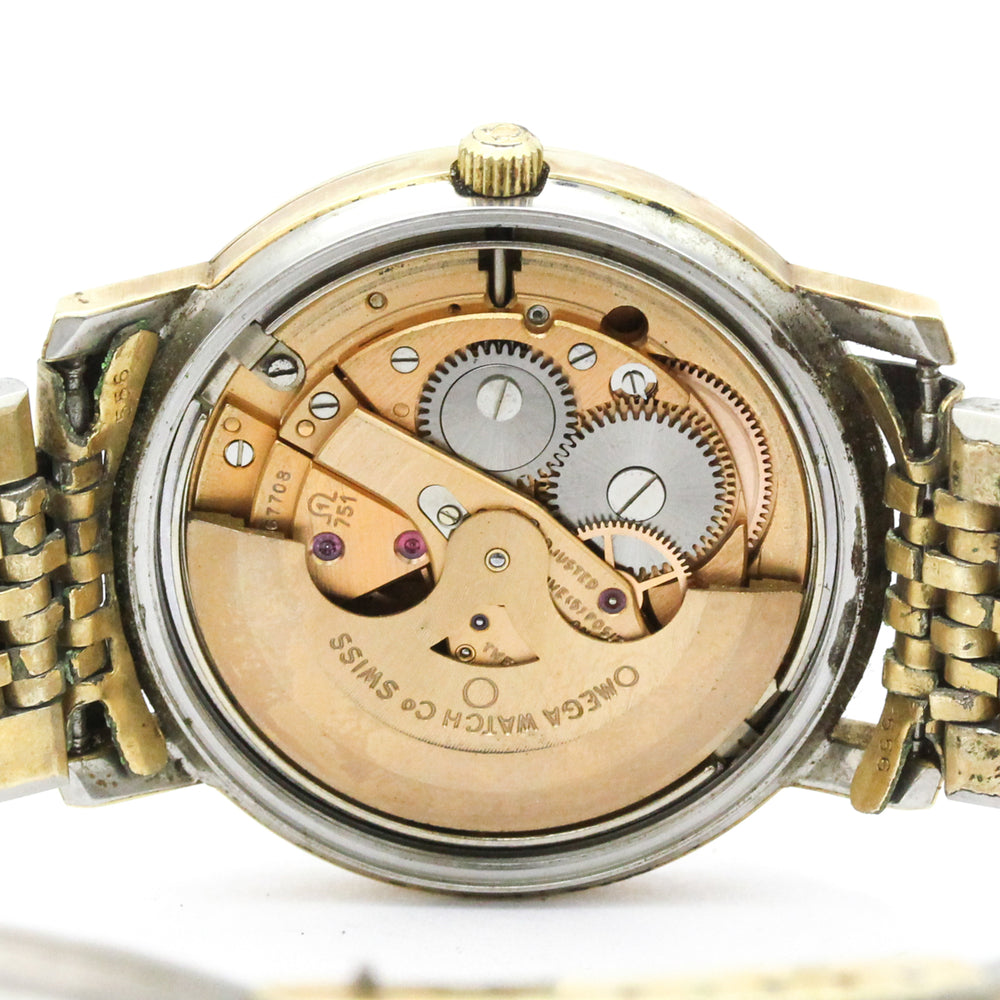 OMEGA Constellation Day Date Cal 751 Gold Plated Automatic Mens Watch 168.016 Vintage — Good
