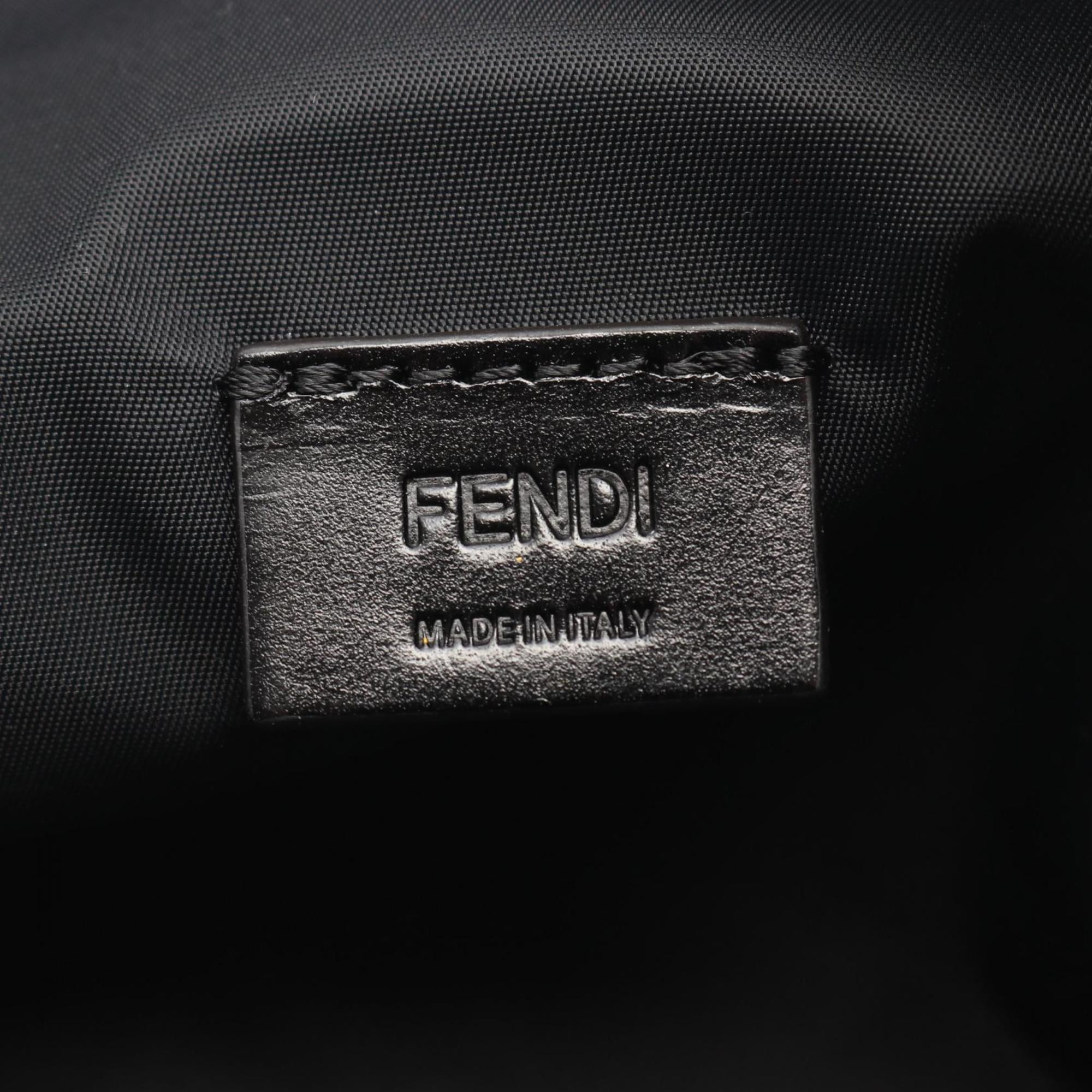 Fendi Men's Leather Second Bag/Clutch Bag, Bordeaux, 7AS378