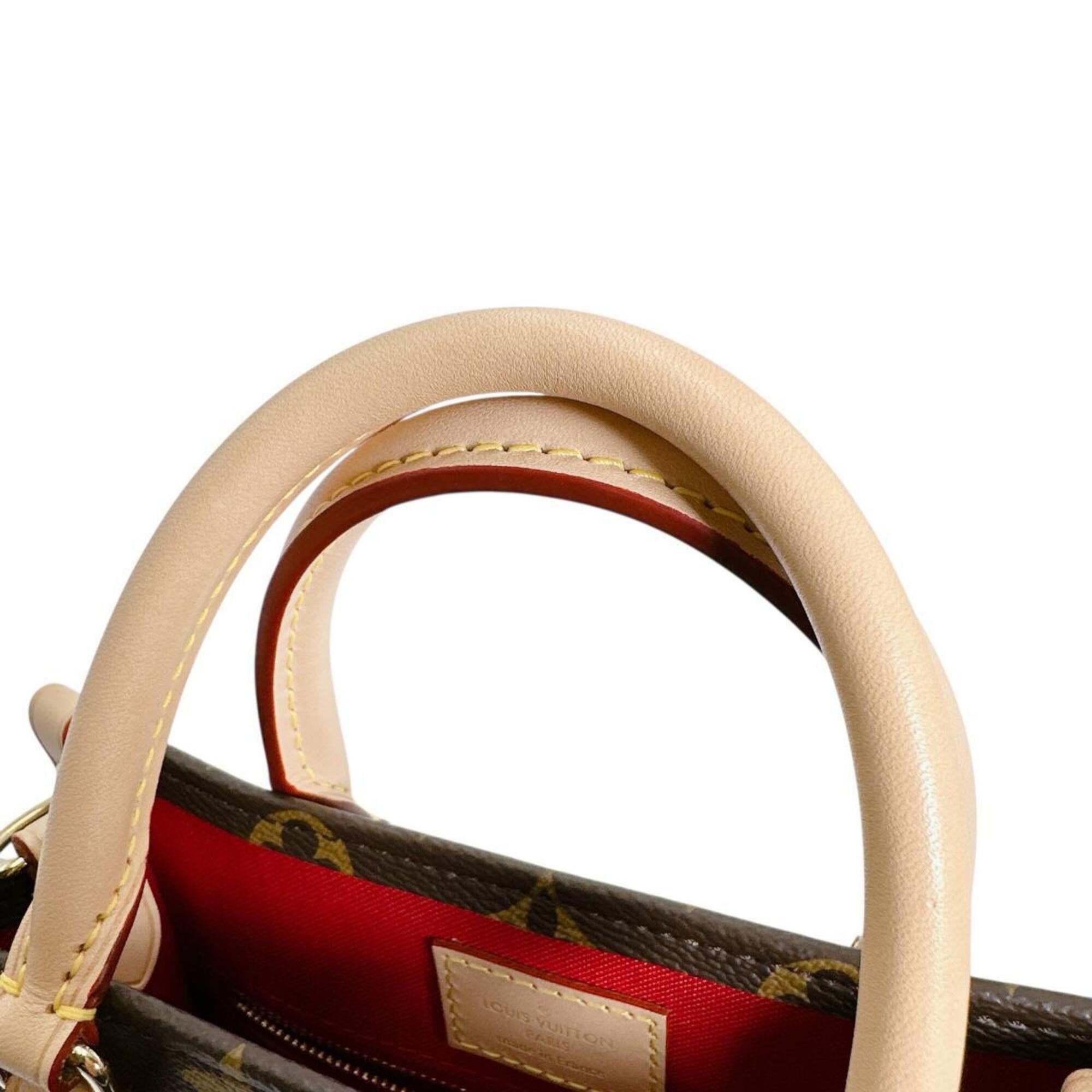 Louis Vuitton LOUIS VUITTON Handbag Sac Plat BB Monogram Canvas M46265 Brown — New - Store Return