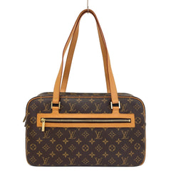 LOUIS VUITTON Louis Vuitton Monogram Cite GM Shoulder Bag M51181 Brown Women's — Like New