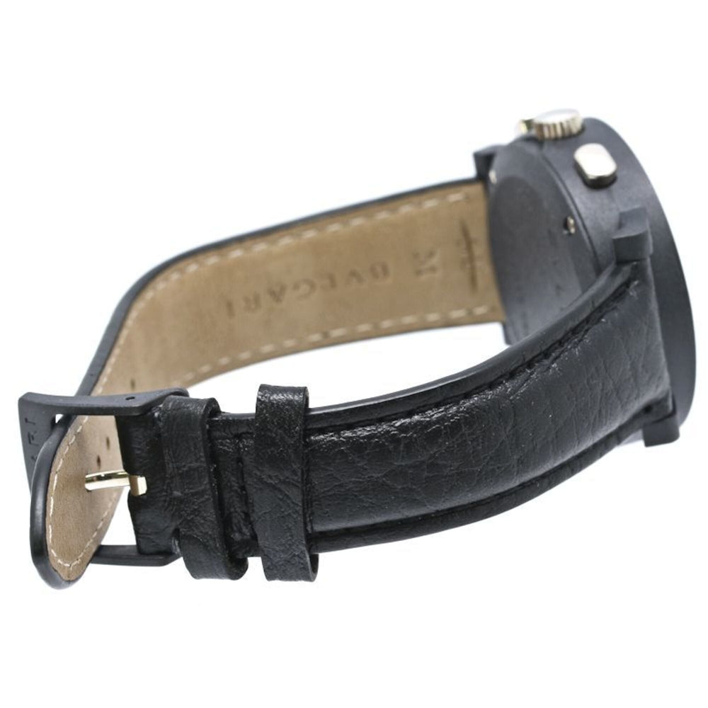 BVLGARI Bulgari Chronograph BBW38CGLDCH 6 BB38CLCH Men's Watch Carbon x Leather 40531 — Like New