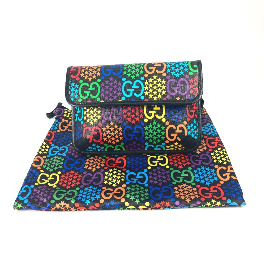 Gucci 598113 Bag Cross Shoulder Bag body bag Multicolore Black — Like New
