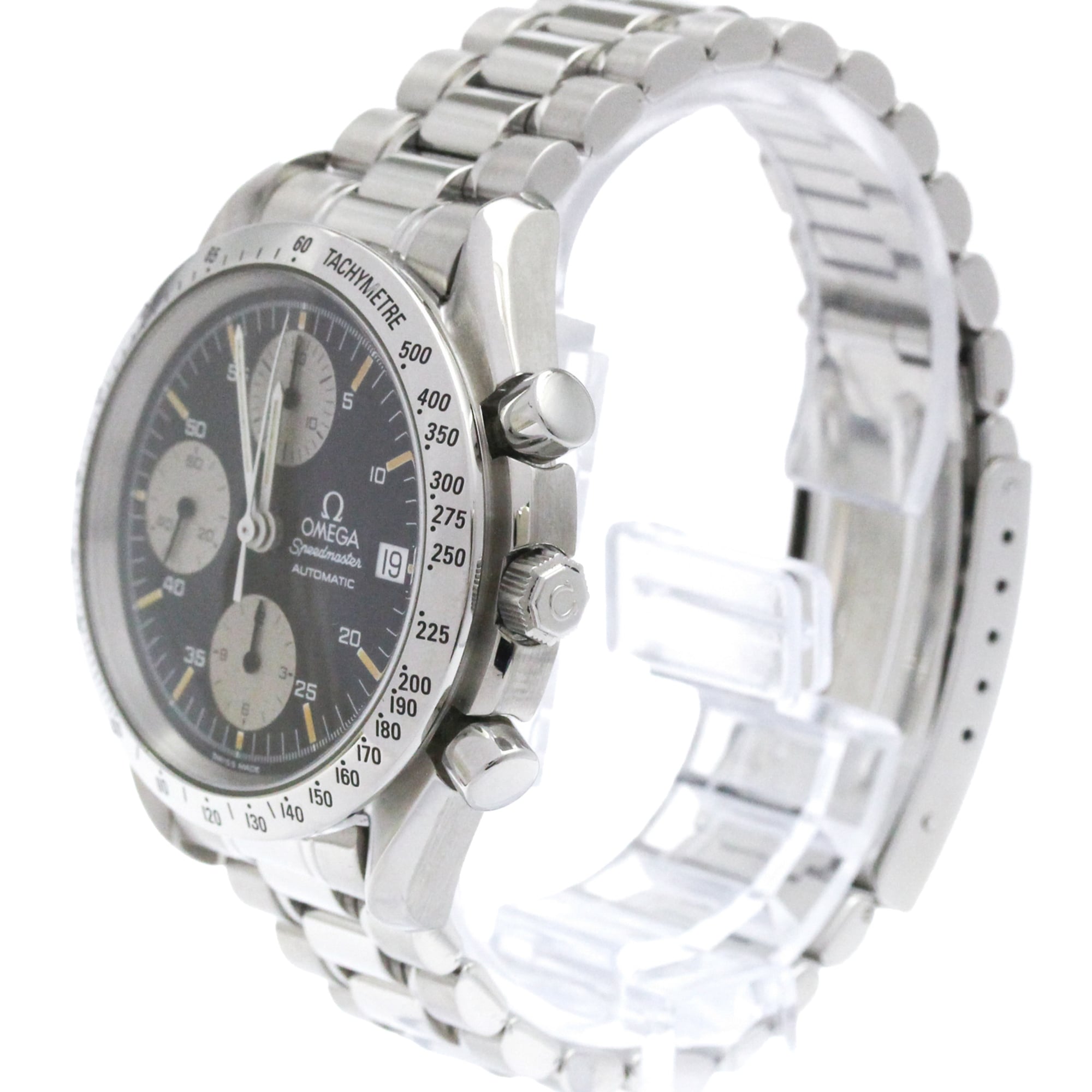 OMEGA Speedmaster Date Steel Automatic Mens Watch 3511.50 Polished — Very Good