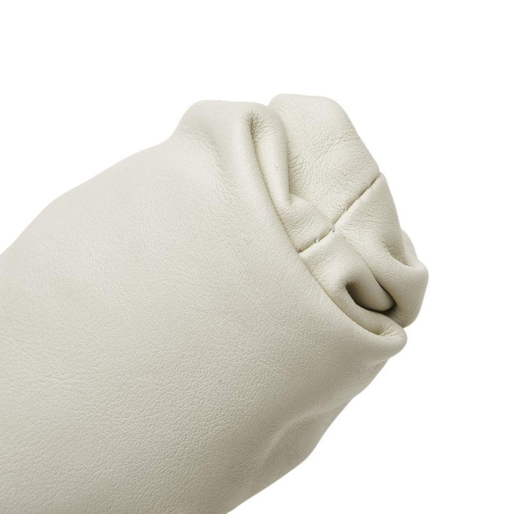Bottega Veneta Mini The Pouch Shoulder Bag in Ivory Leather for Women