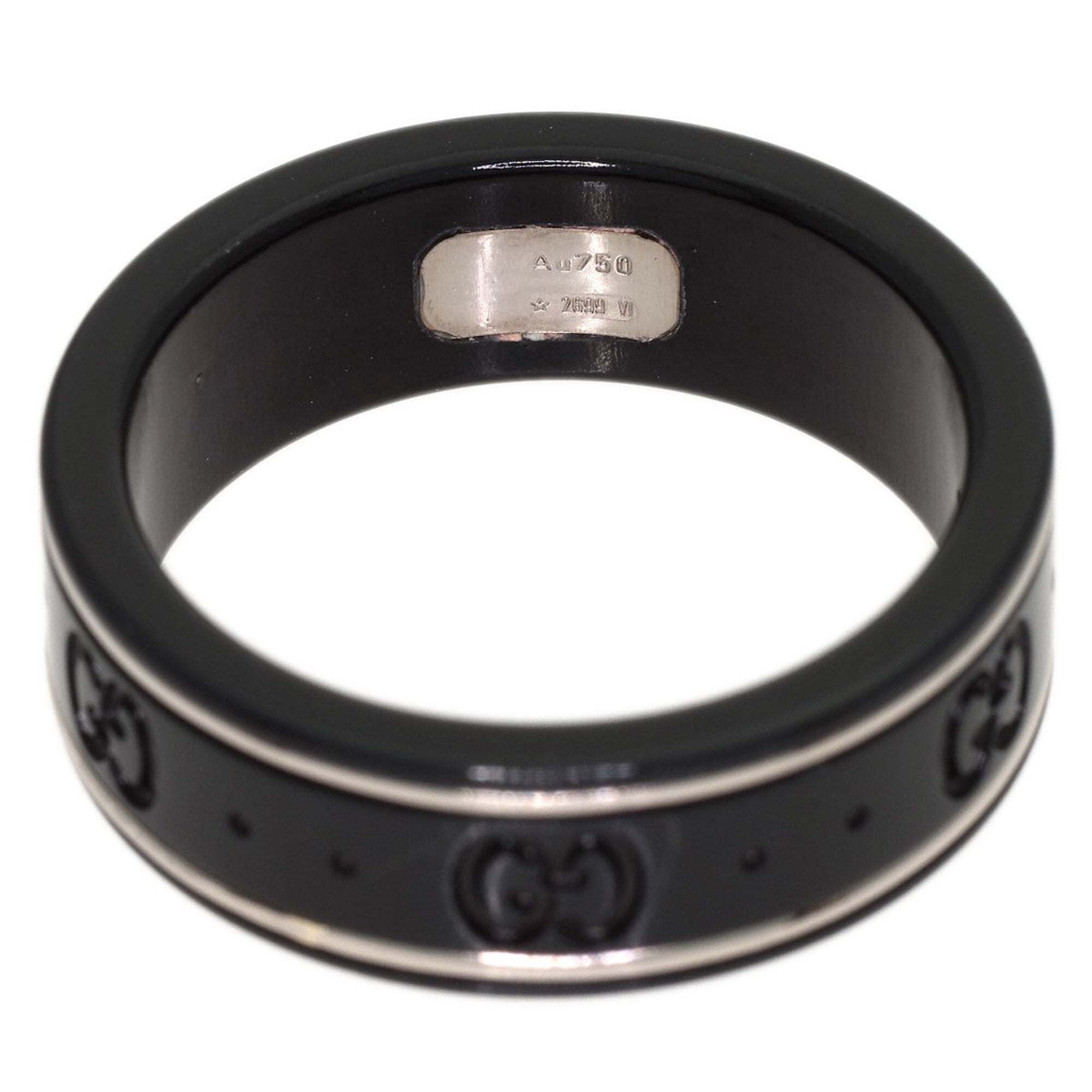 Gucci Icon Corundum #19 Ring, 18K White Gold, Women's GUCCI — Like New