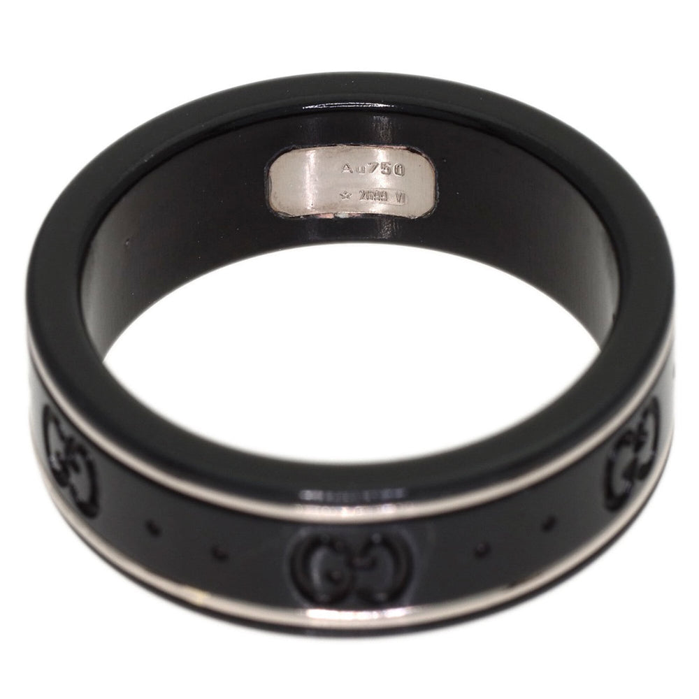 Gucci Icon Corundum #19 Ring, 18K White Gold, Women's GUCCI — Like New