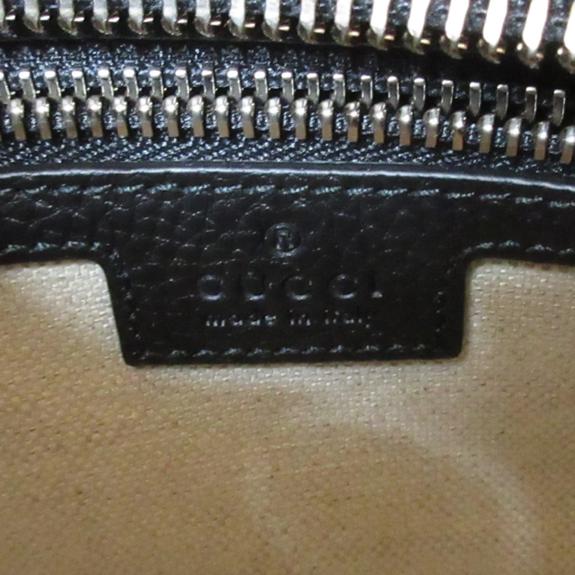 GUCCI Jumbo GG Mini Bag Shoulder 795240 Black Women's — Like New