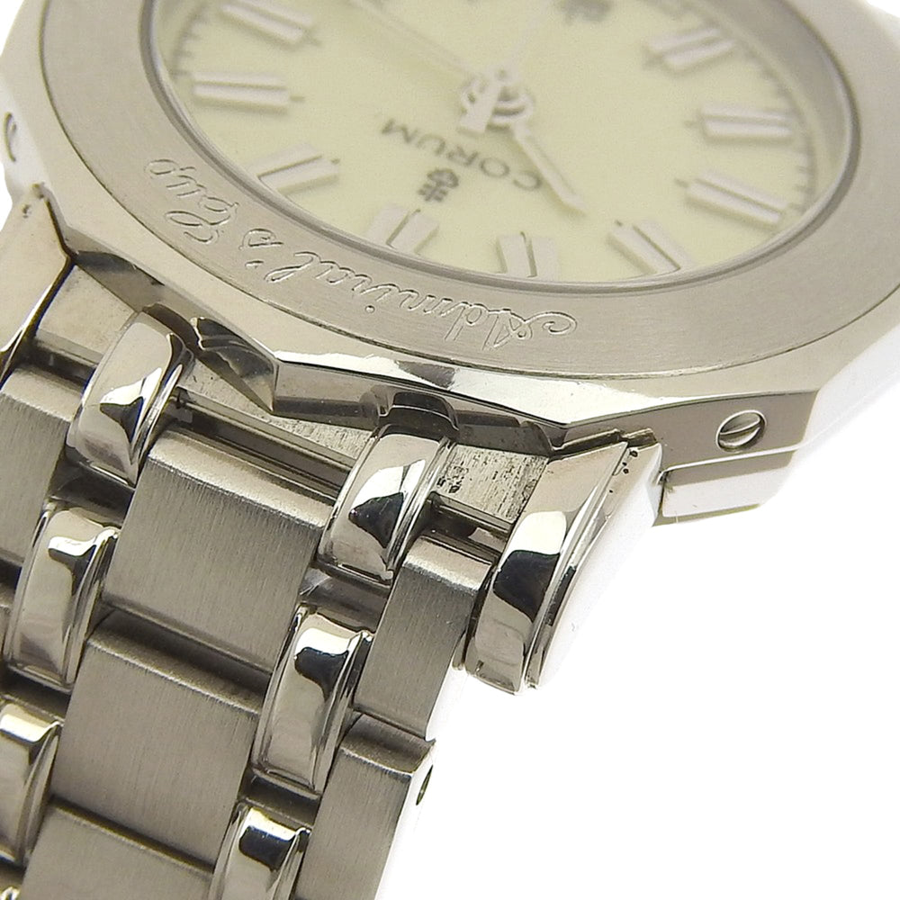 Corum Admiral's Cup Watch, 39.130.20.V585, Stainless Steel, Quartz Movement, Analog Display, Ivory Dial, Women's — Good