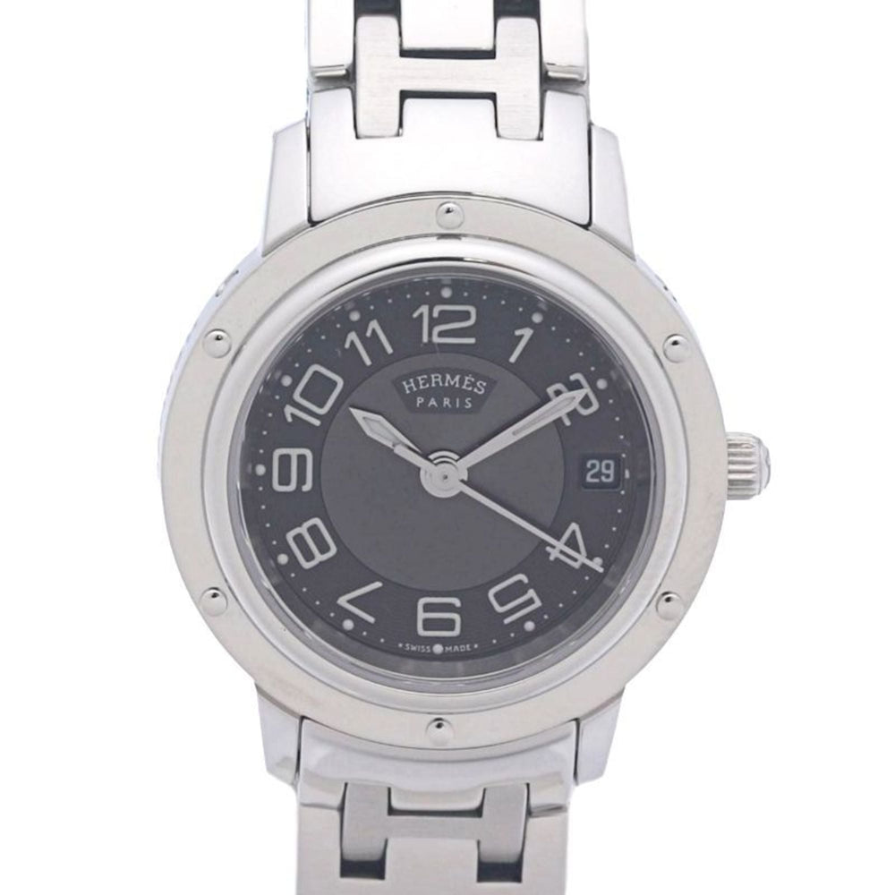 HERMES Clipper Classic CP1.210.230 4969 Women's Watch, Stainless Steel, 130489 — Very Good