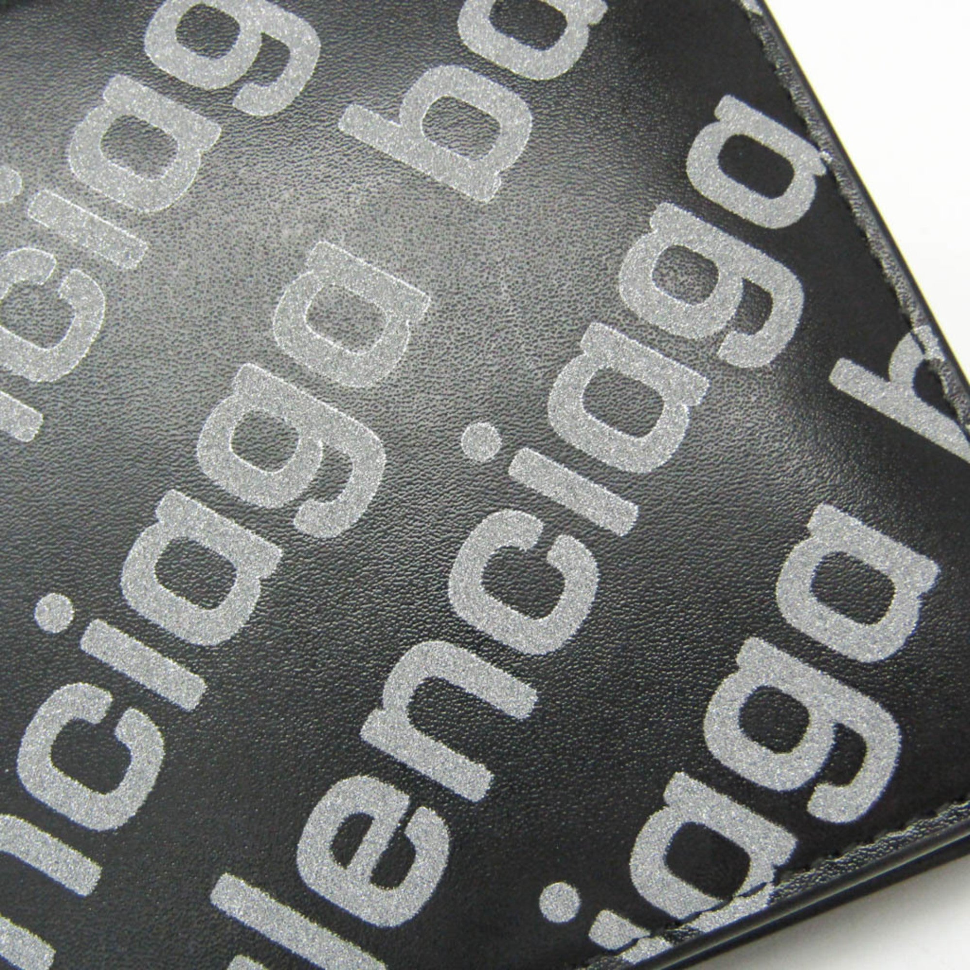 Balenciaga 594549 Women,Men  Calfskin Bill Wallet (bi-fold) Black