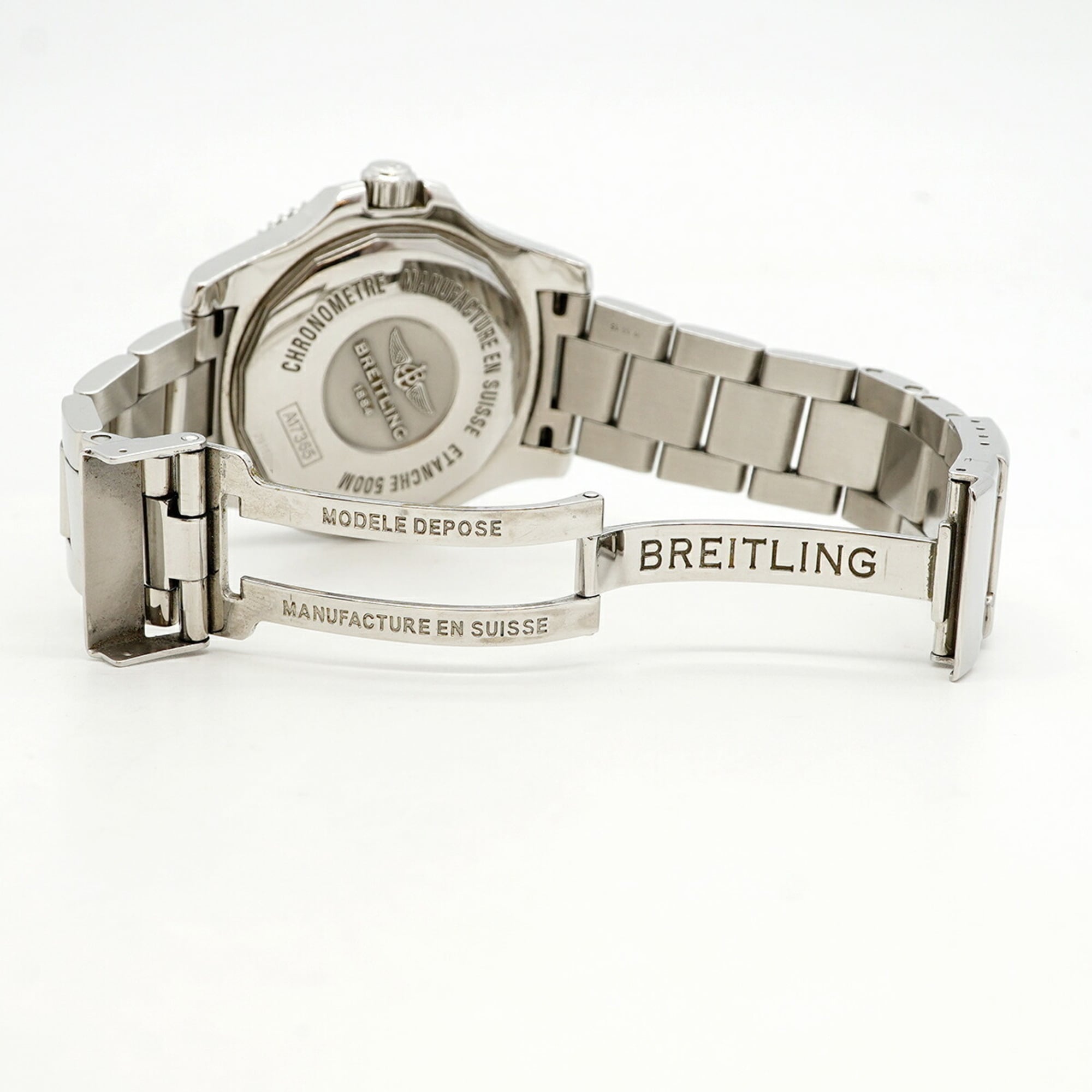 Breitling Superocean II A17365 Black Dial Men's Watch — Good