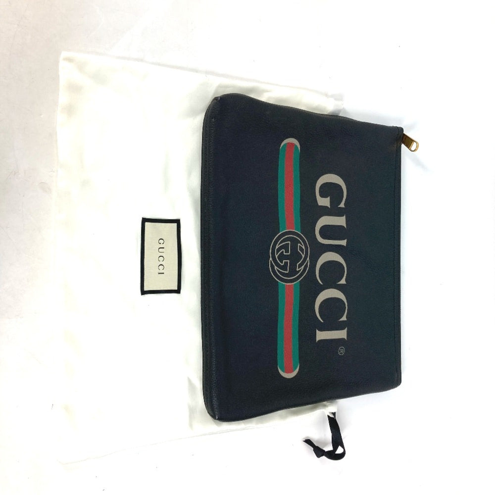 Gucci 500981 pouch bag Clutch bag Black — Like New